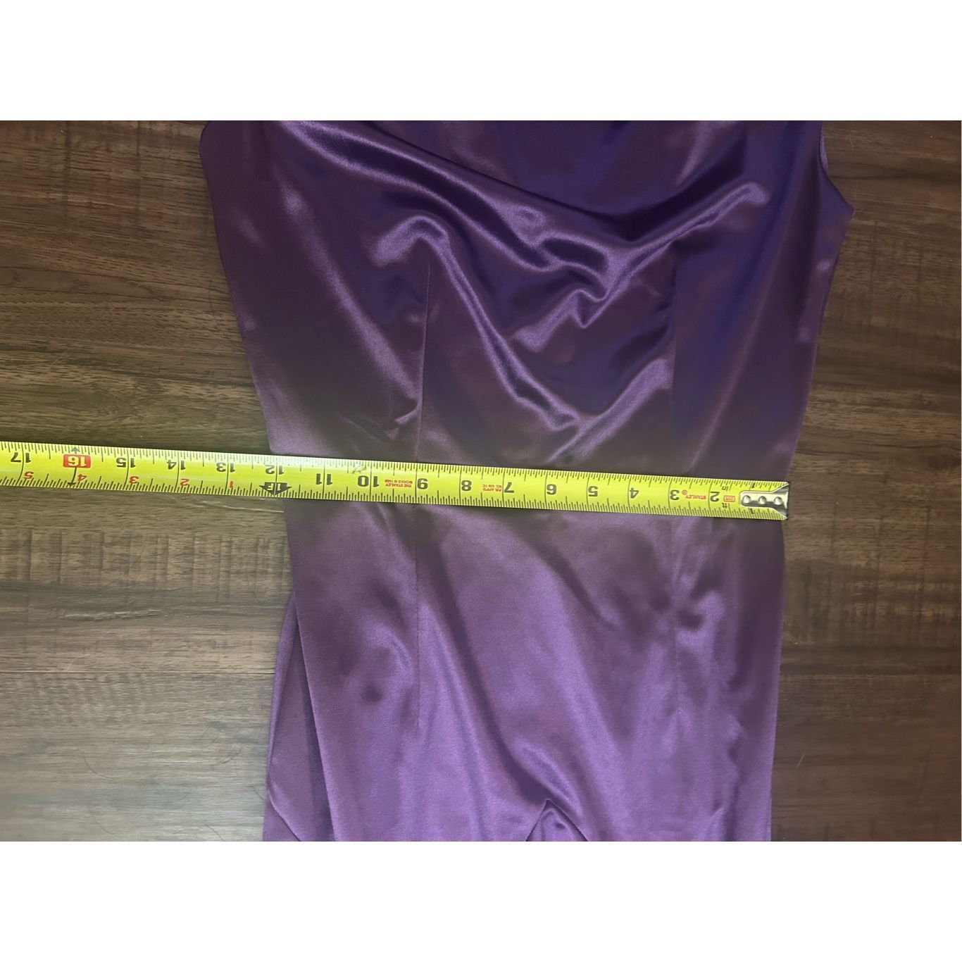 Element MUXXN 1930s Brief Elegant Mermaid Evening Dress in Purple Sa Size S / US 4 / IT 40 - 7 Thumbnail