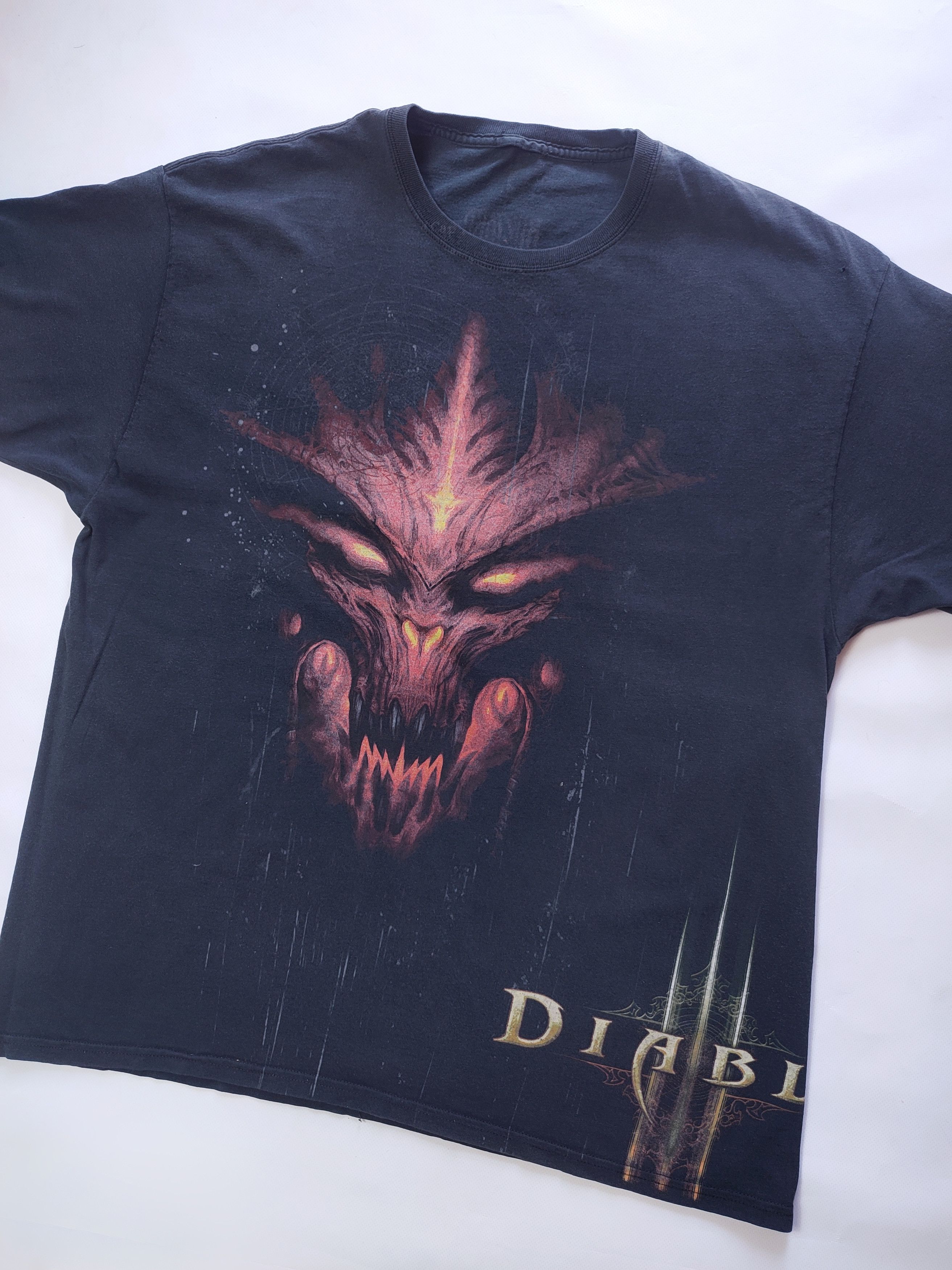 Playstation Diablo 3 blizzard game vintage t-shirt Size US XL / EU 56 / 4 - 3 Thumbnail