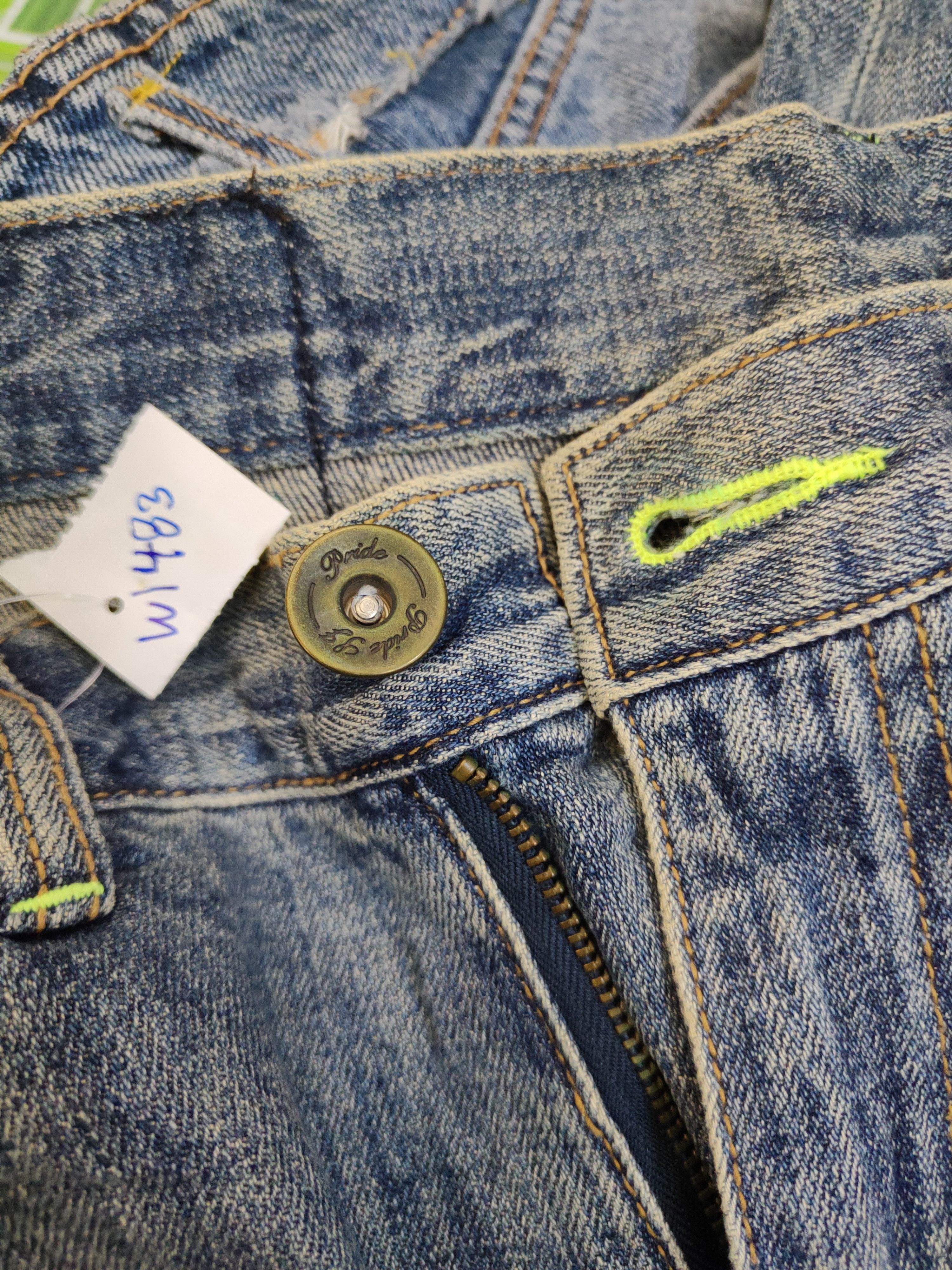 Japanese Brand D.i.a Blue Distressed Ripped denim Jeans #W1483 Size US 30 / EU 46 - 18 Thumbnail