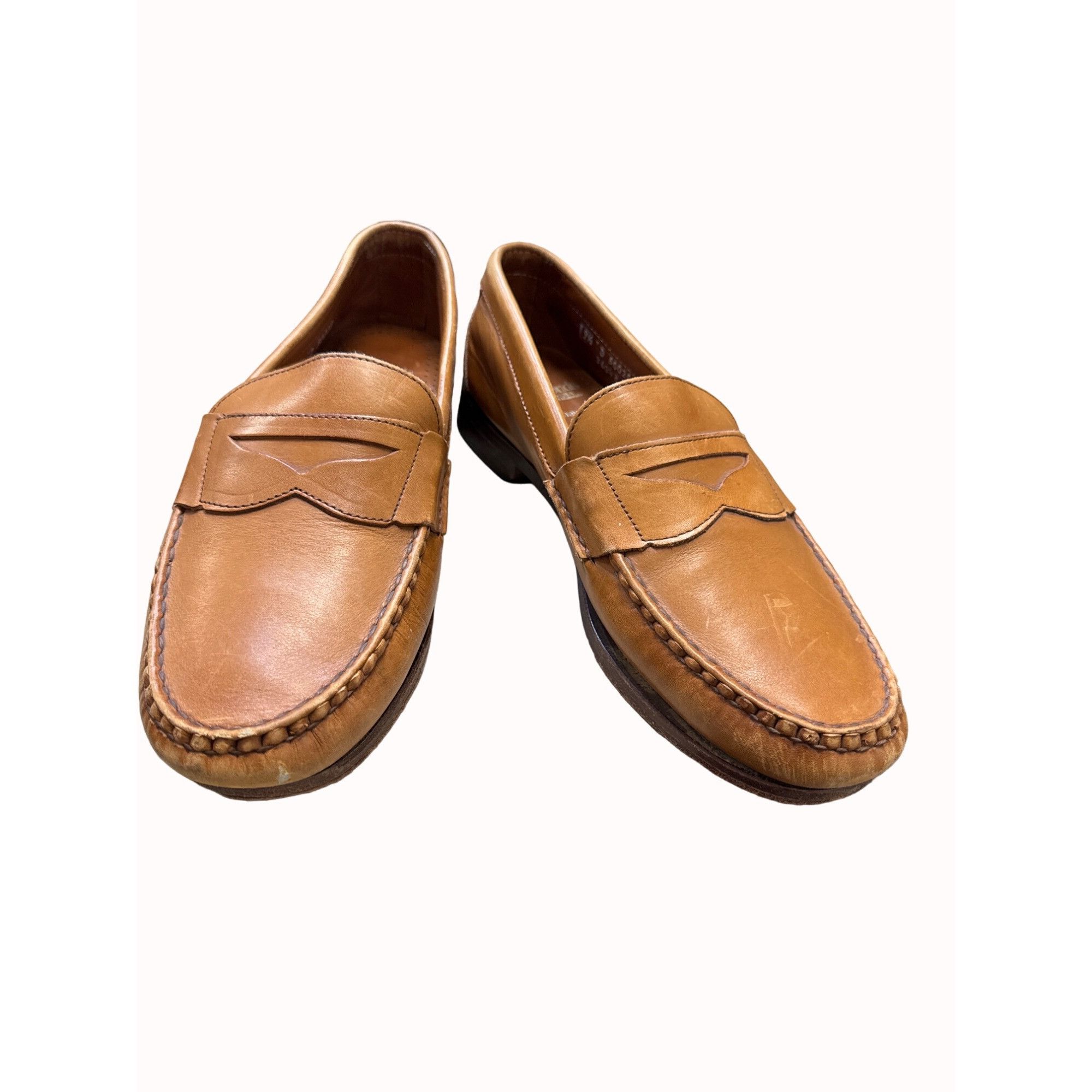 Allen Edmonds Allen Edmonds tan men’s penny Oxford dress shoes 9.5D SKU 44 Size US 9.5 / EU 42-43 - 13 Thumbnail