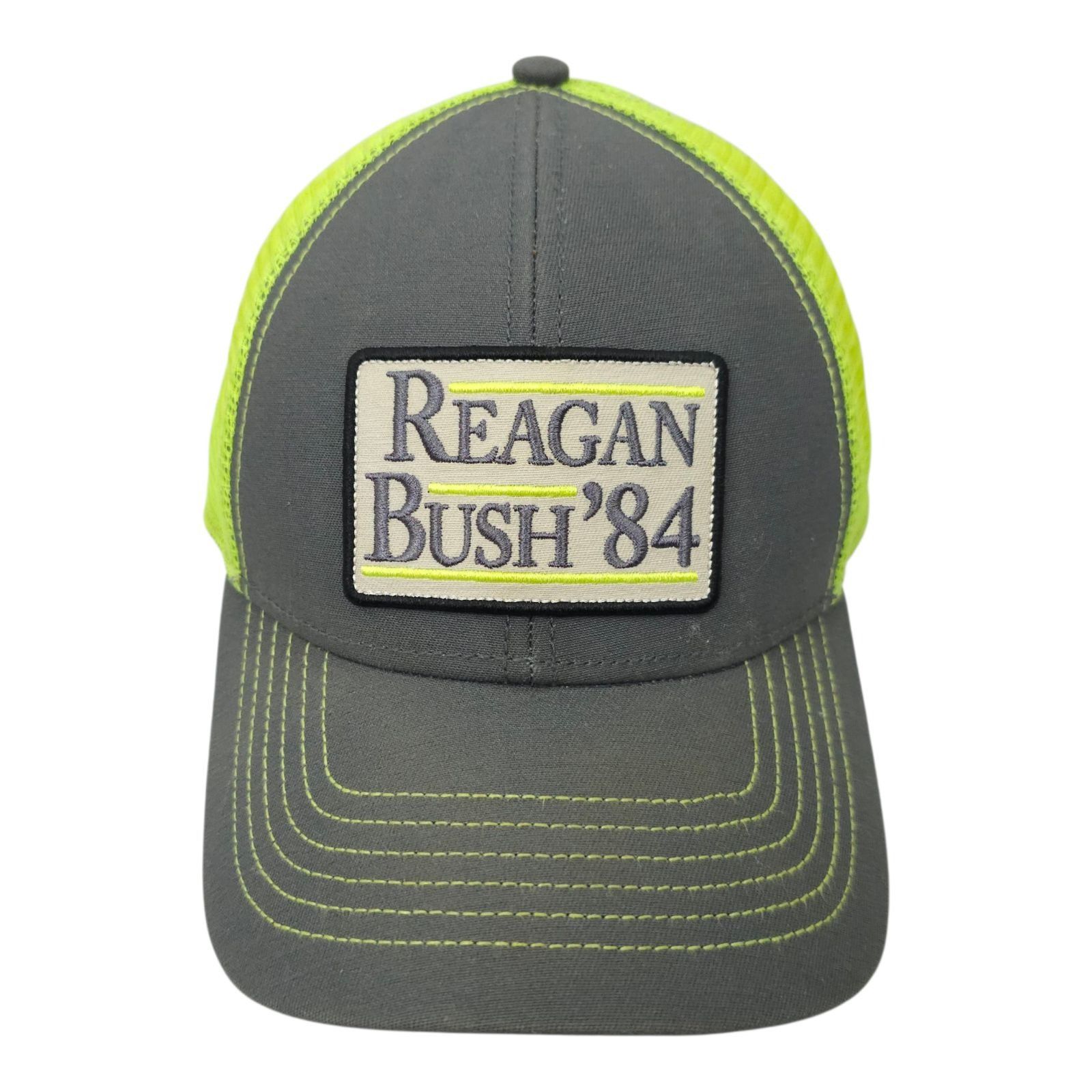 Other Reagan Bush 84 Mesh Snapback Cap Vintage Trucker Hat Size ONE SIZE - 1 Thumbnail