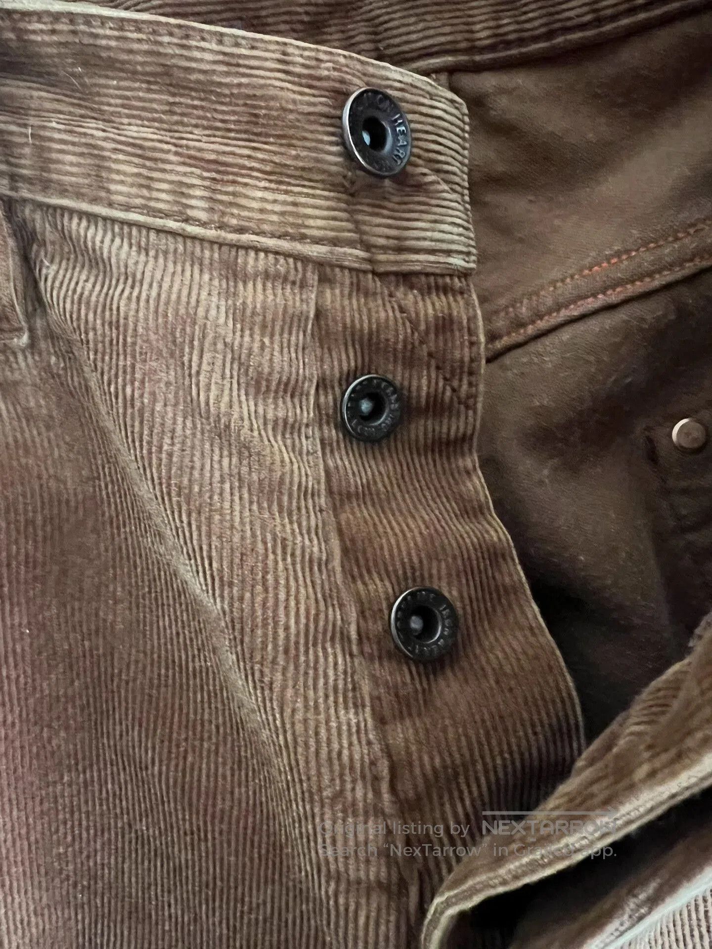 Iron Heart iron heart corduroy pants brown limited edition. Size US 33 - 5 Thumbnail