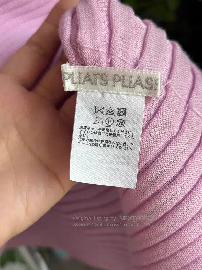 Issey Miyake Issey Miyake size:one size Pink Knit Spring Top Size XXS / US 00 / IT 34 - 4 Thumbnail