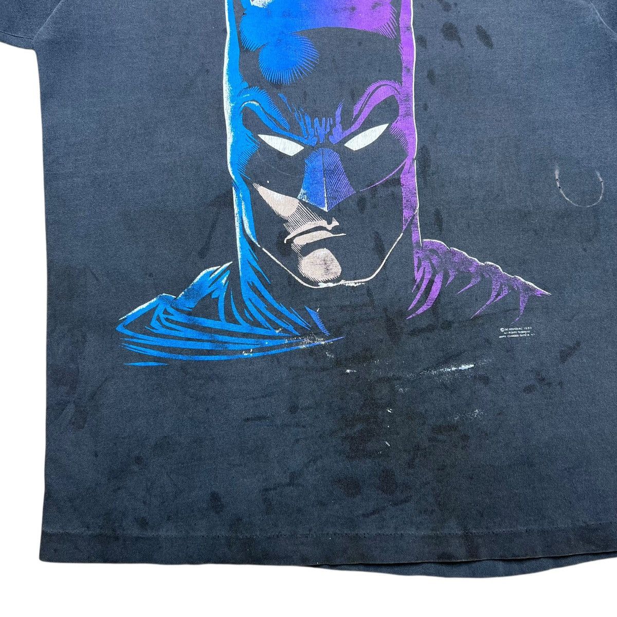 DC Comics × Vintage Vtg 1988 Batman Bruce Wayne DC Comics Changes Graphic Tee Size US L / EU 52-54 / 3 - 6 Thumbnail