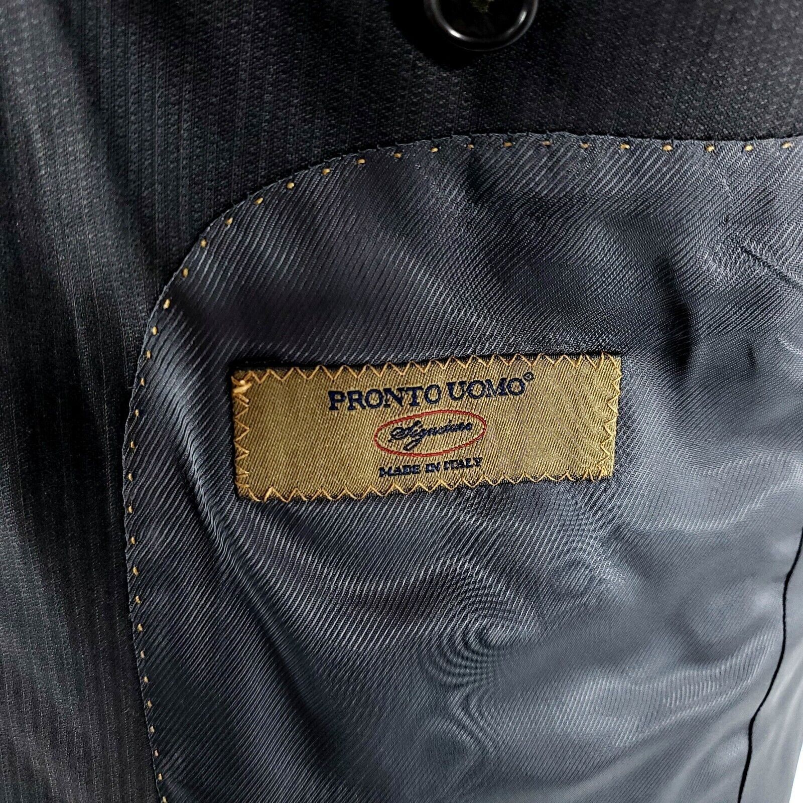 Pronto Uomo Pronto Uomo Signature Zignone Wool 2 Button Suit Jacket 40R Size 40R - 7 Thumbnail