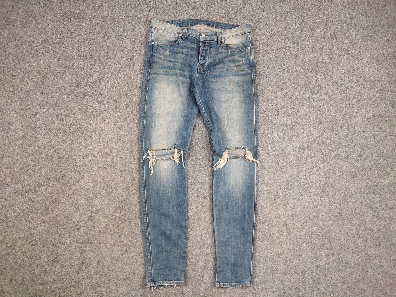 Ksubi Ksubi Design Slim Fit Distressed Denim Jeans Made in USA Size US 31 - 7 Thumbnail