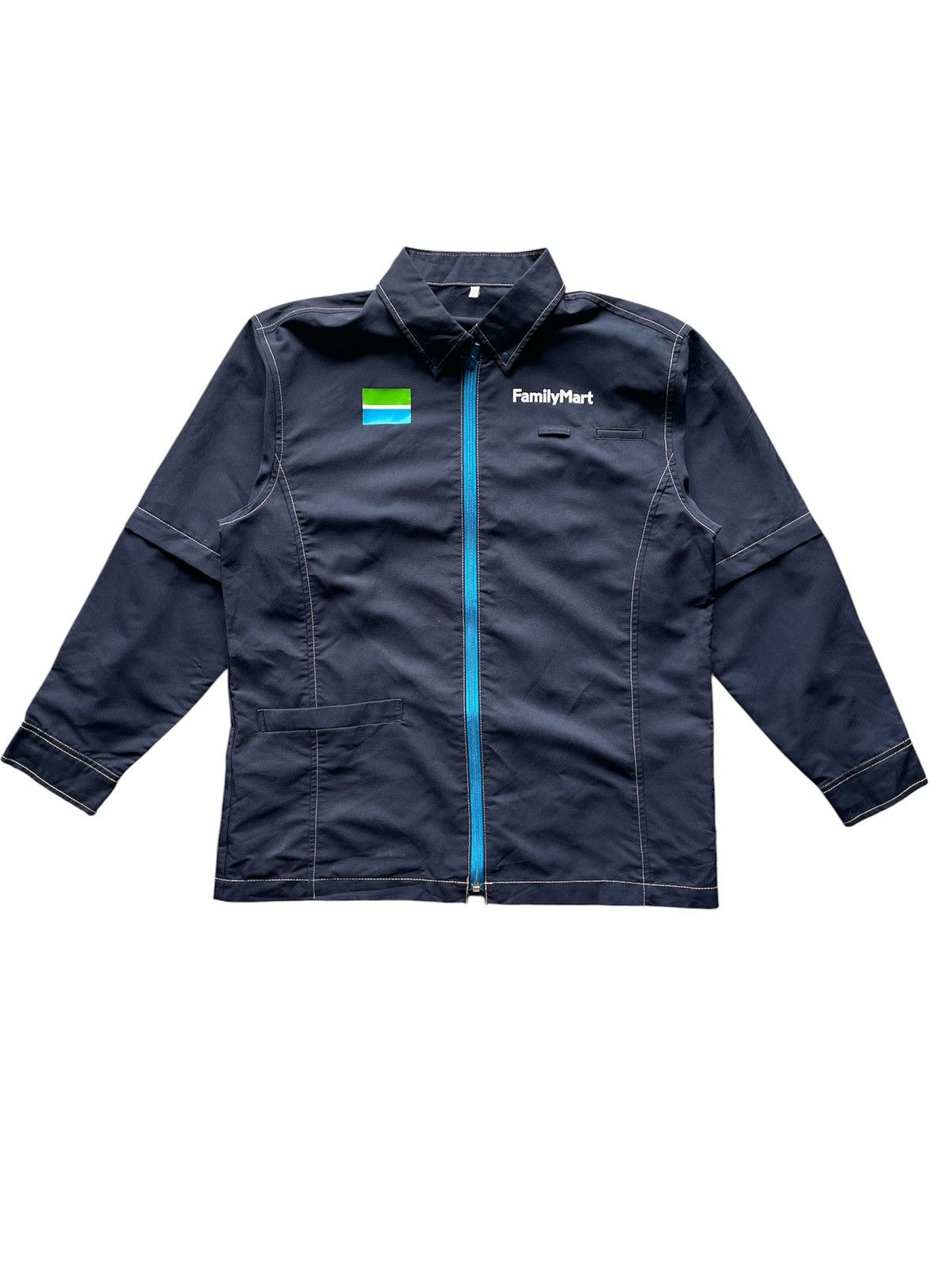 Japanese Brand Vintage FAMILY MART JAPAN Limited Staff Uniform Jacket Size US M / EU 48-50 / 2 - 1 Thumbnail