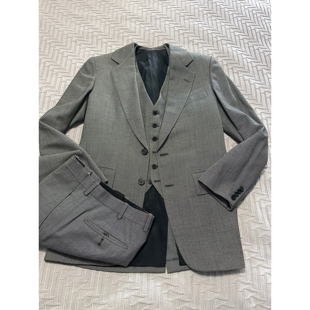 Other Vintage Dolph's gray three piece suit size 40 Size 40R - 1 Thumbnail