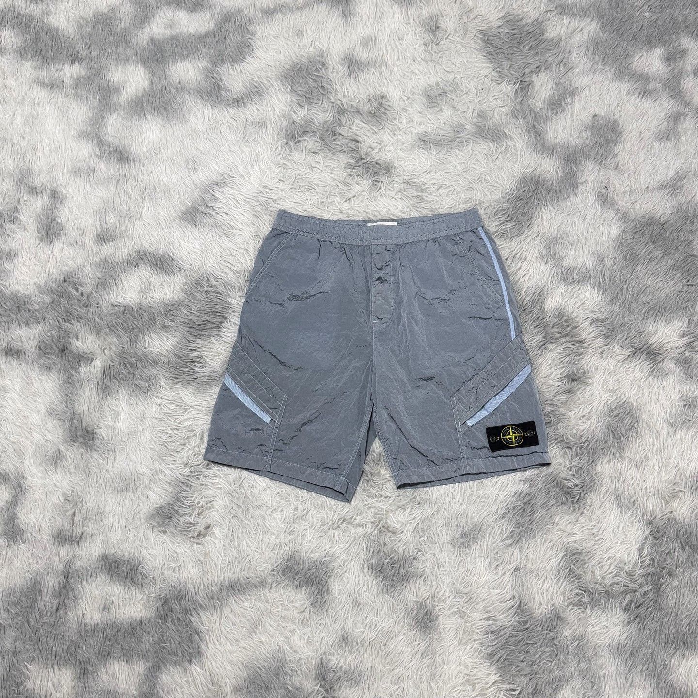 Stone Island Stone Island 24SS Metal Nylon Shorts Size US 33 - 1 Thumbnail