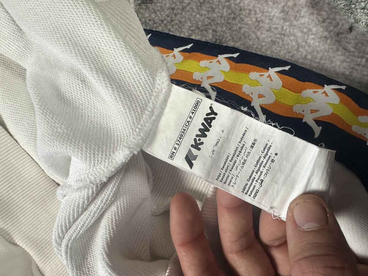 K-Way × Kappa Vintage Kappa K-way Lampas Hoodie Sportswear Rare Casual XL Size US XL / EU 56 / 4 - 4 Thumbnail