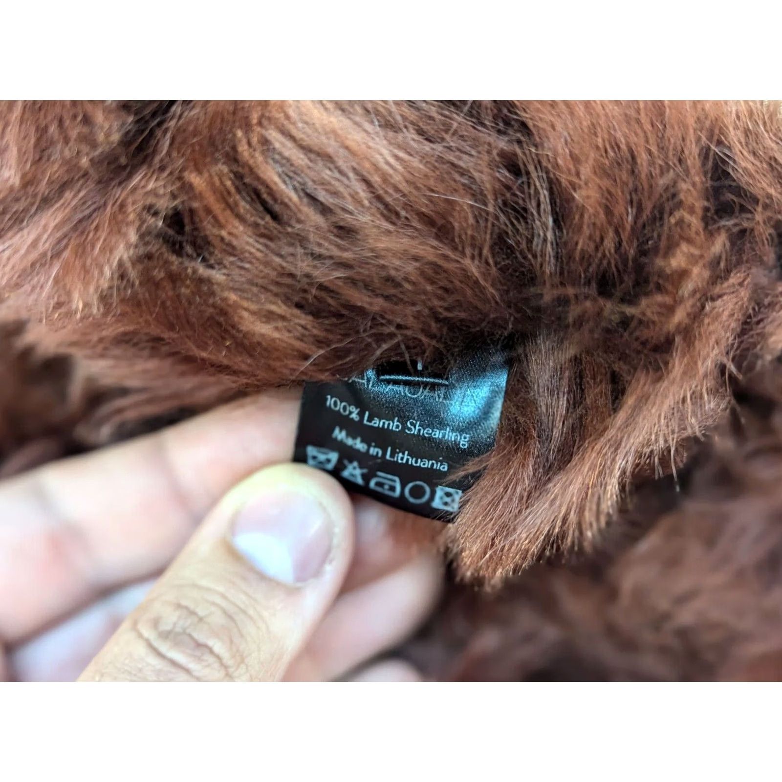Vintage CALA JADE Beanie Hat One Size Fur Leather Brown Womens Ladies Classic Solid Knit Cap - Vintage: No Size ONE SIZE - 4 Thumbnail