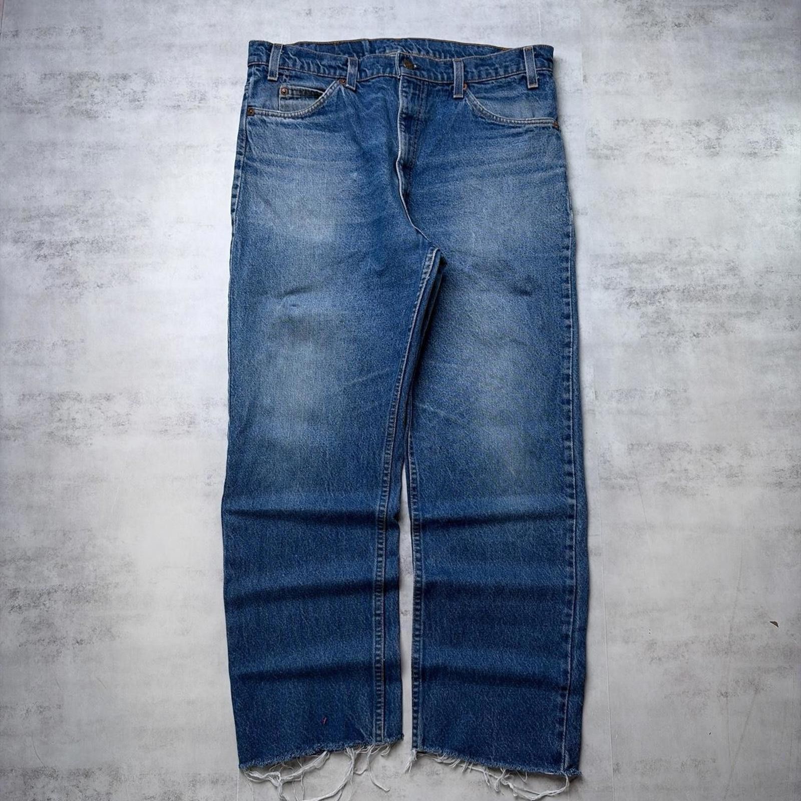 Levi's Vintage 90’s Levi’s 509 Orange Tab Straight Leg Denim Jeans Size US 35 - 4 Thumbnail