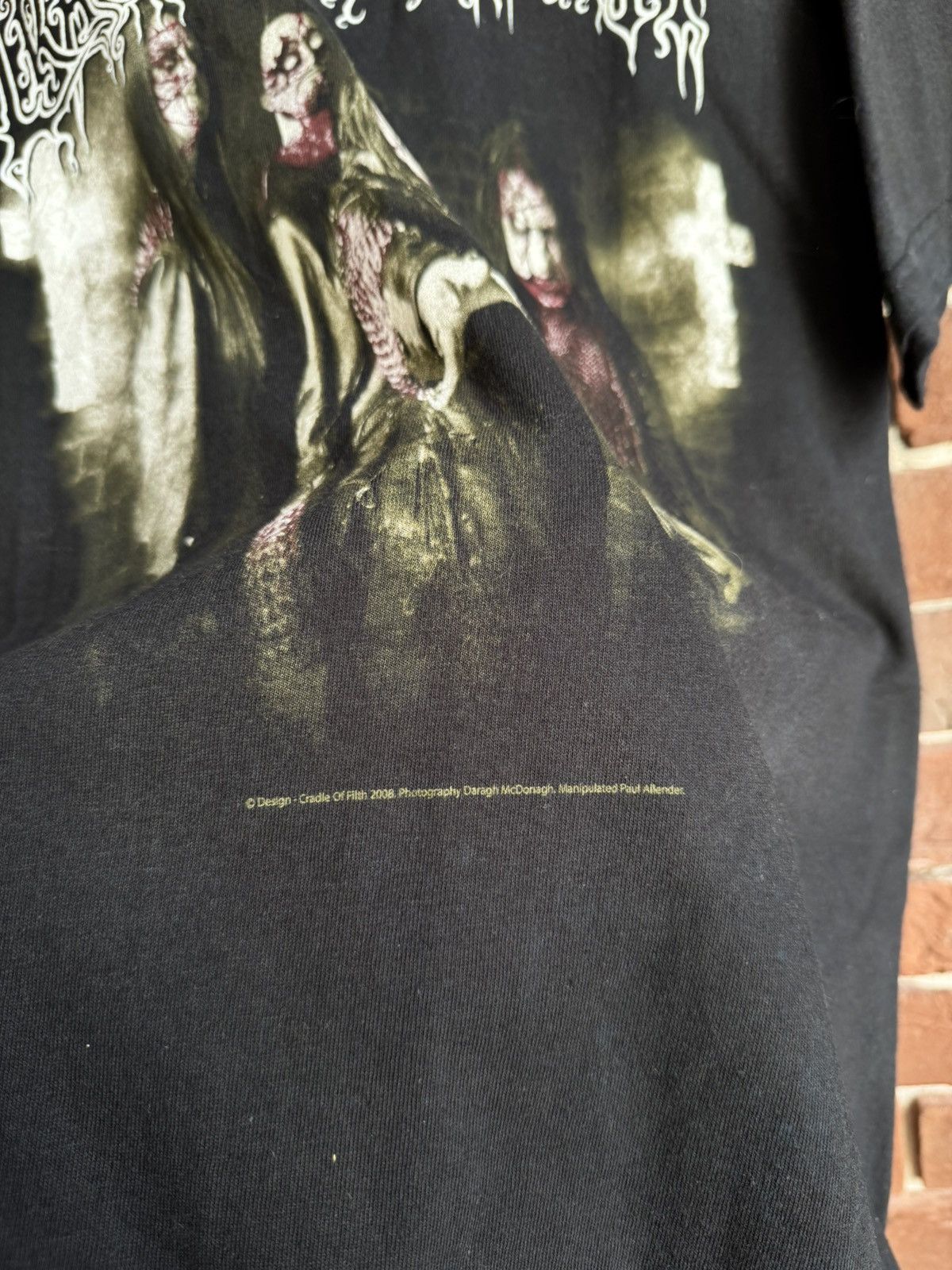 Band Tees Vintage 00s Cradle Of Filth Filth Jesus Saves Metal Band Tee Size US M / EU 48-50 / 2 - 3 Thumbnail