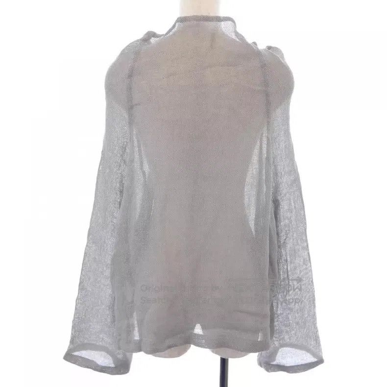 Yohji Yamamoto Yohji Yamamoto See-through Cardigan shirt Size XS / US 0-2 / IT 36-38 - 2 Thumbnail