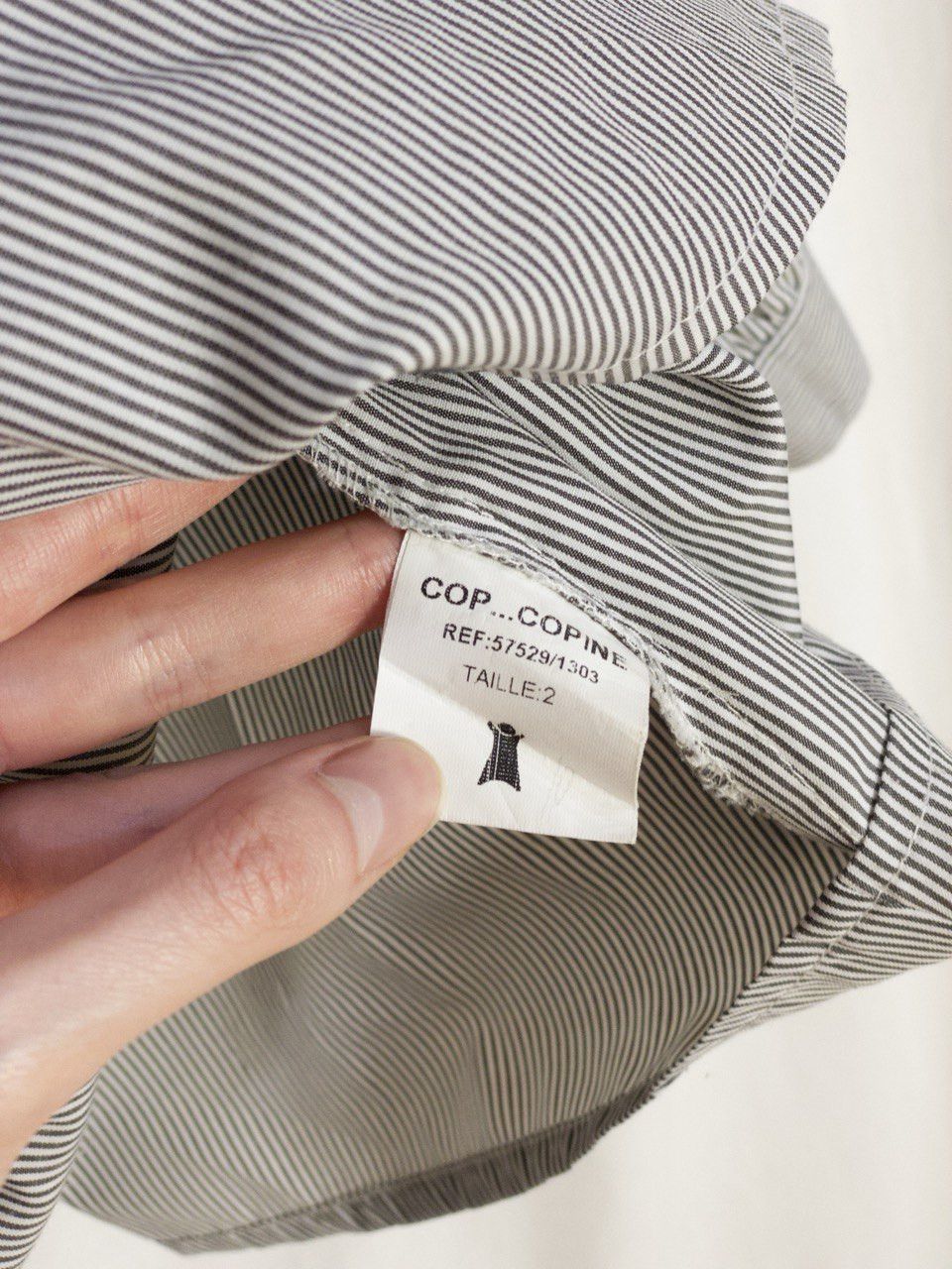 Cop Copine Cop Copine embroidered black&white pinstripe shirt blouse Size S / US 4 / IT 40 - 17 Thumbnail
