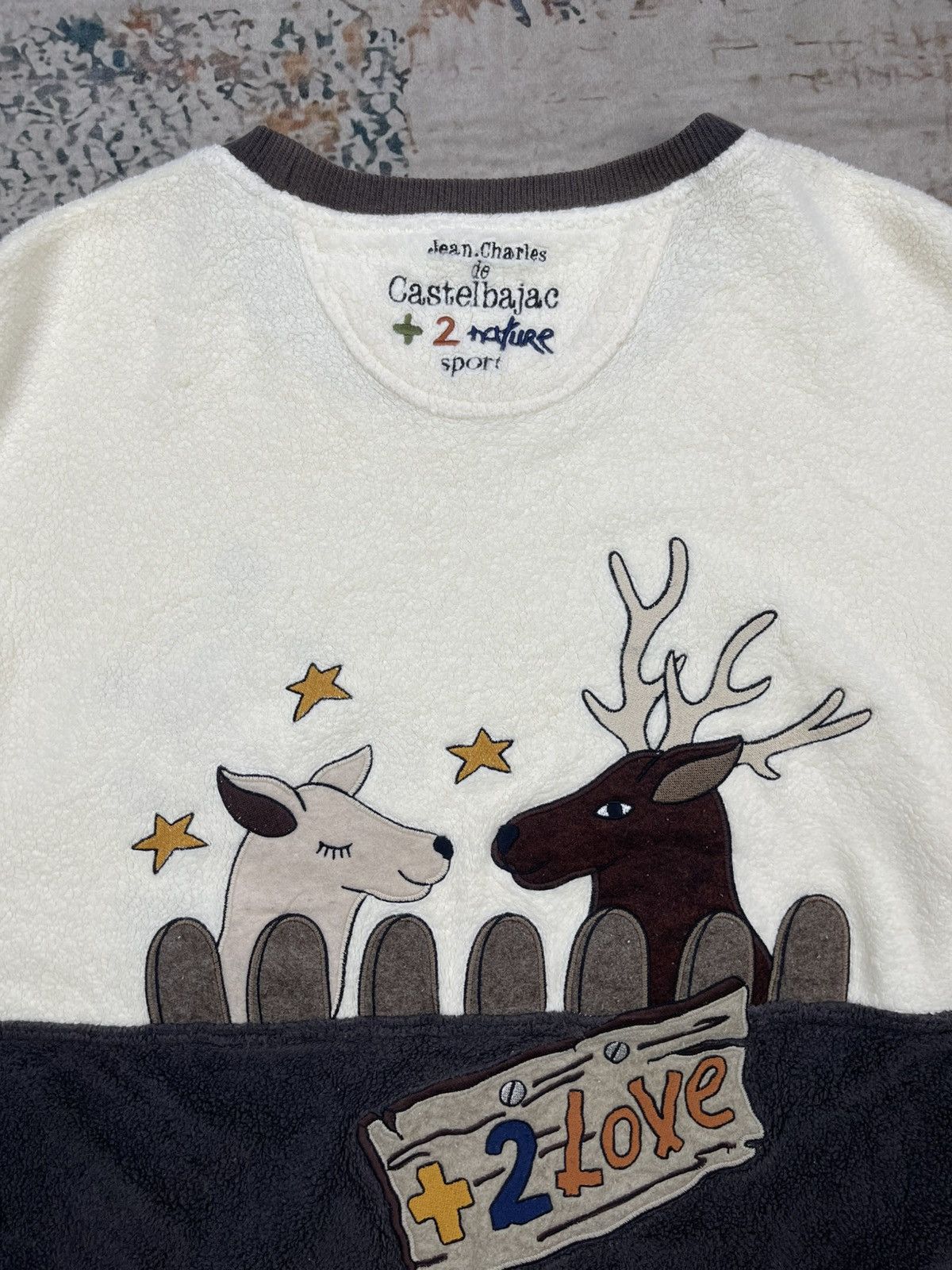 Jean Charles De Castelbajac Jean Charles De Castelbajac x +2 Nature Fleece Sweatshirt Size US M / EU 48-50 / 2 - 2 Thumbnail