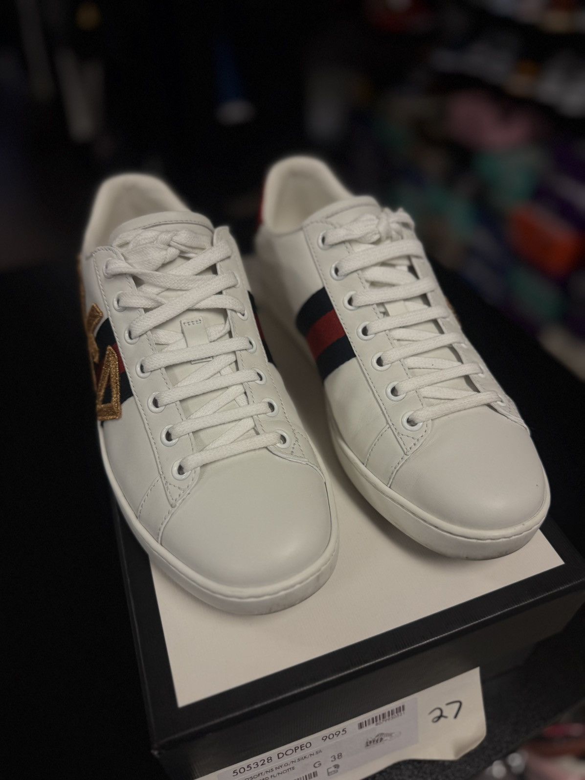 Gucci Gucci Low Top “Loved” Sneakers Colorful Size 38G Size US 8 / EU 41 - 9 Thumbnail