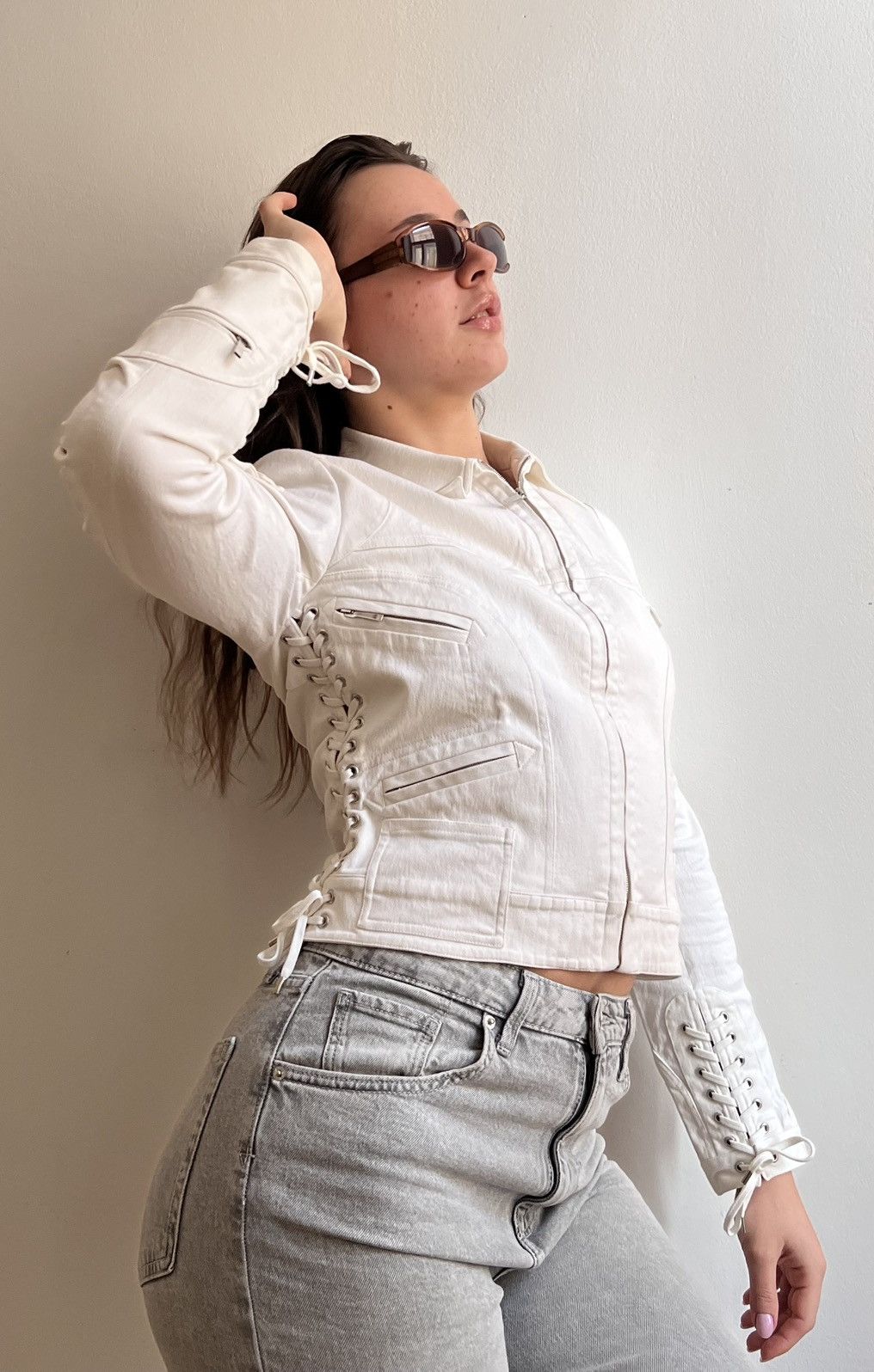 Dior 2003 Christian Dior by John Galliano lace jacket Size M / US 6-8 / IT 42-44 - 8 Thumbnail