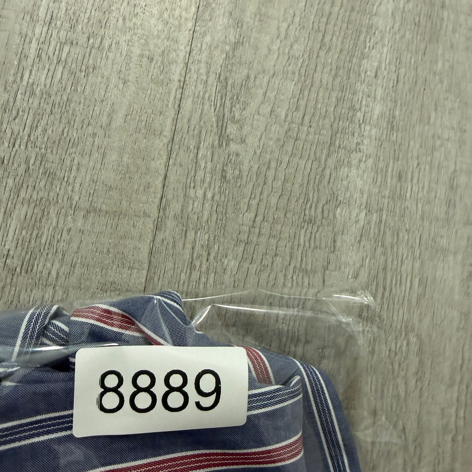 Johnston & Murphy Johnston & Murphy Button Shirt Men's 2XL Blue Red Striped Size US XXL / EU 58 / 5 - 8 Thumbnail