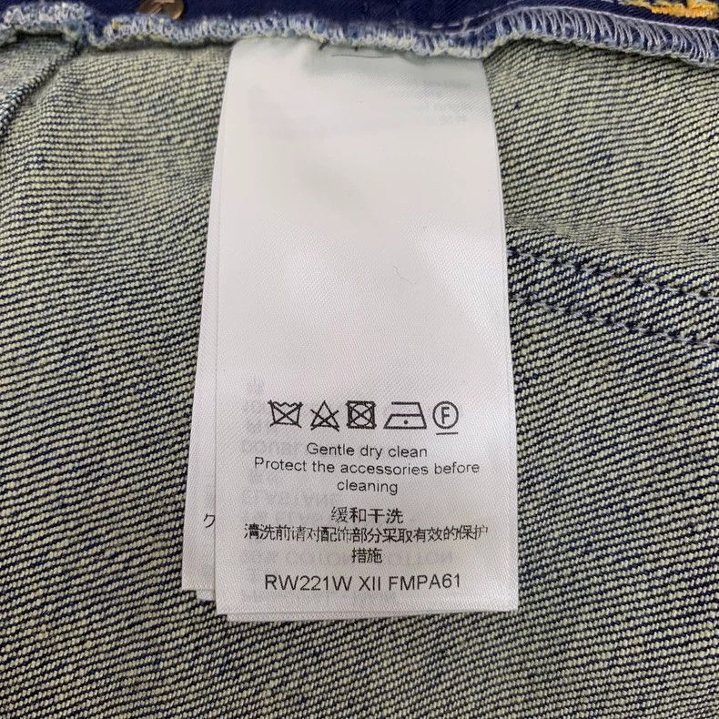 Louis Vuitton Louis Vuitton 22 blue logo monogrammed cotton casual denim Size 37" - 7 Thumbnail