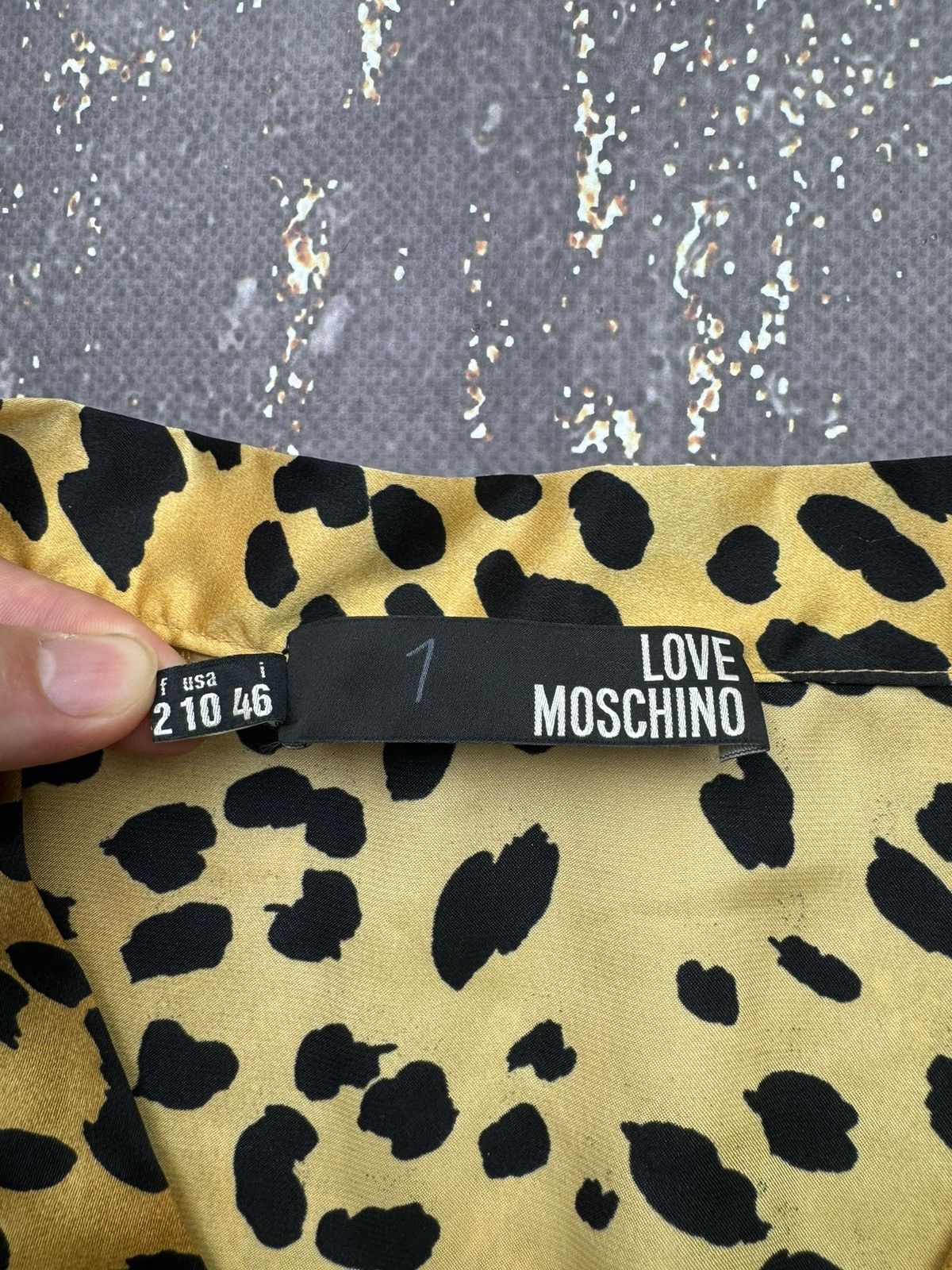 Love Moschino Love Moschino Vintage Leopard Blouse Size L / US 10 / IT 46 - 4 Thumbnail