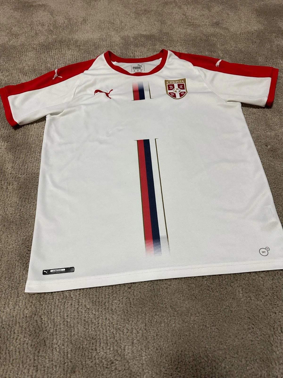 Puma Puma 2018-20 Serbia Away Football Shirt Soccer Jersey Sz M Size US M / EU 48-50 / 2 - 2 Thumbnail