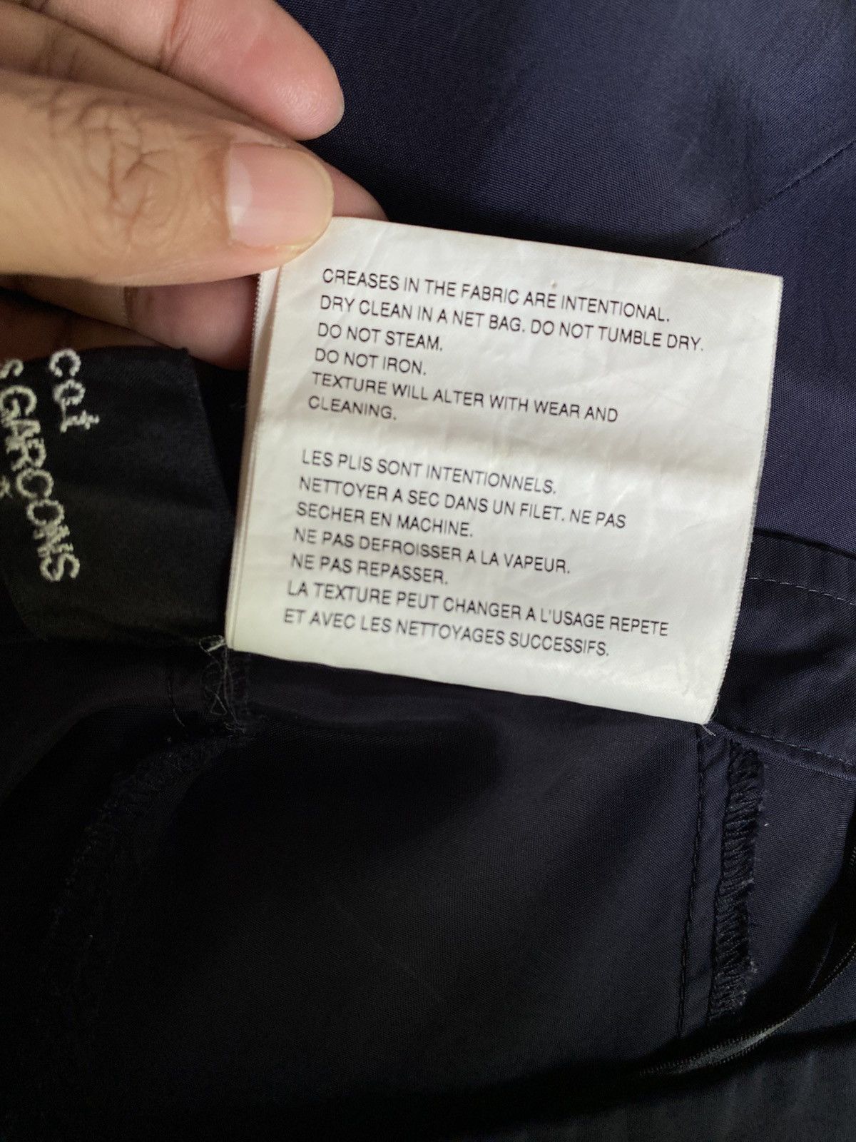 Comme des Garcons Comme des Garcons Navy-Black Silk Flare Skirt Size 25" / US 0 / IT 36 - 18 Thumbnail