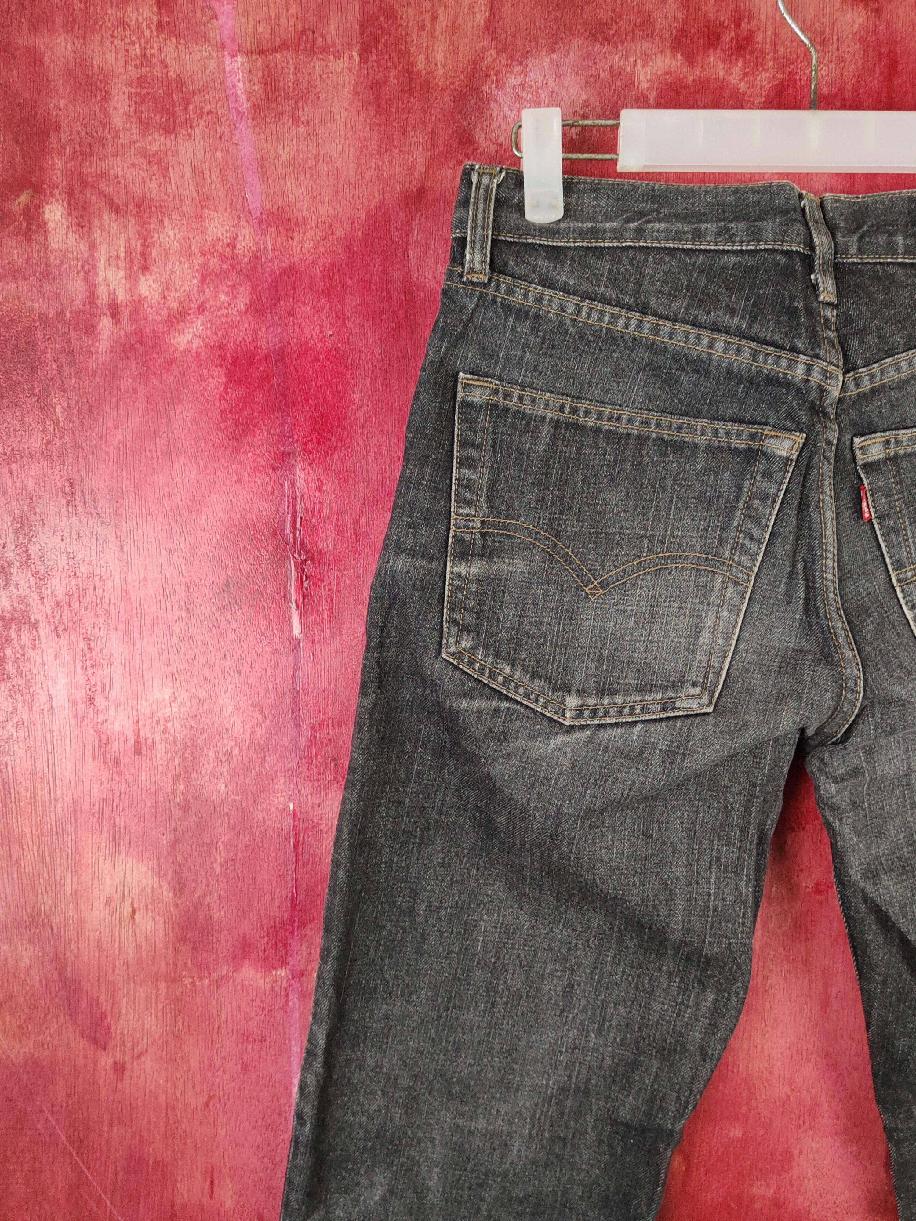 Levi's Levi's Black Distressed Ripped Jeans #S1827 Size US 29 - 10 Thumbnail
