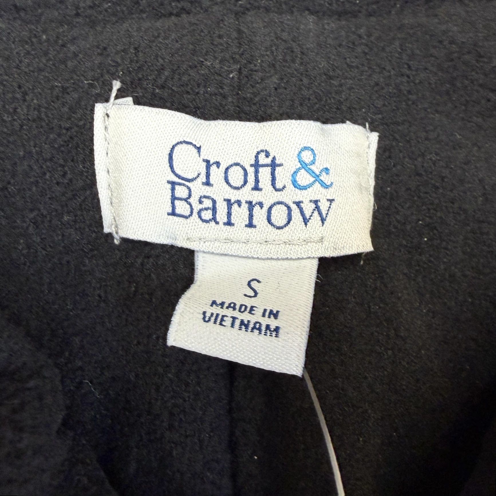 Croft & Barrow VINTAGE Croft & Barrow Vest Womens Small Black Quilted Fleece Lined Full Zip Pockets Size S / US 4 / IT 40 - 3 Thumbnail