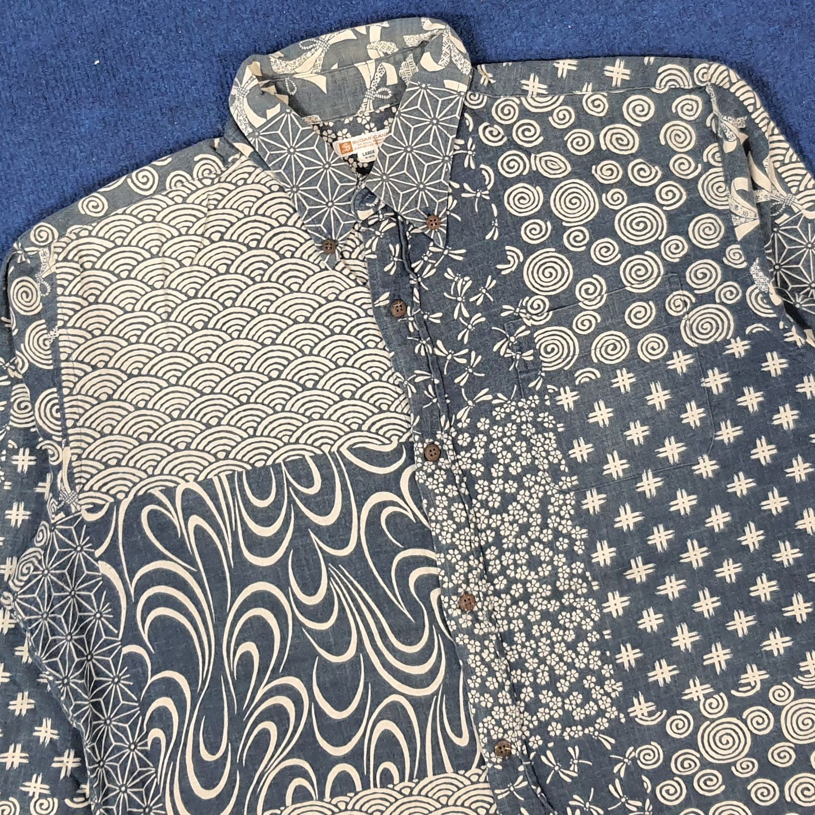 Japanese Brand × Sugar Cane × Vintage Vintage Sugar Cane Japanese Brand Button Up Shirt Size US L / EU 52-54 / 3 - 2 Thumbnail