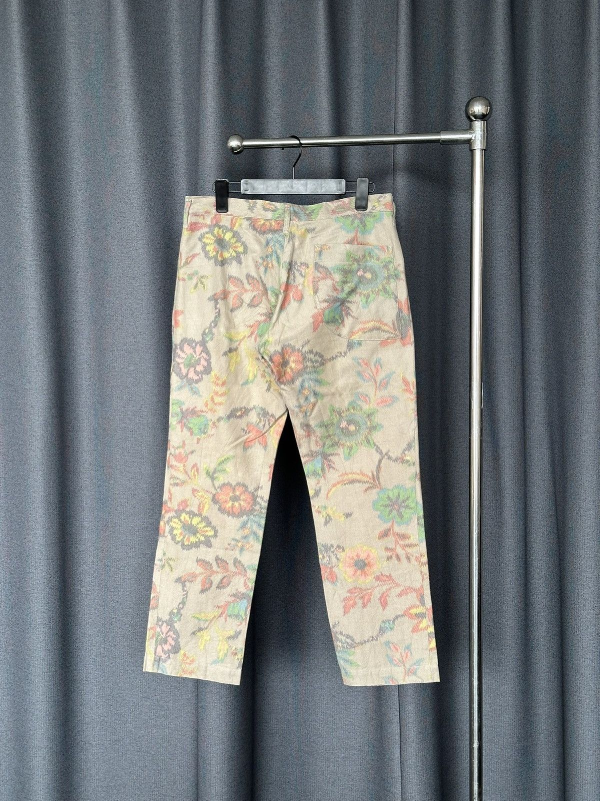 Yohji Yamamoto Y’s Yohji Yamamoto - Floral Print Pants Size 32" / US 10 / IT 46 - 1 Thumbnail