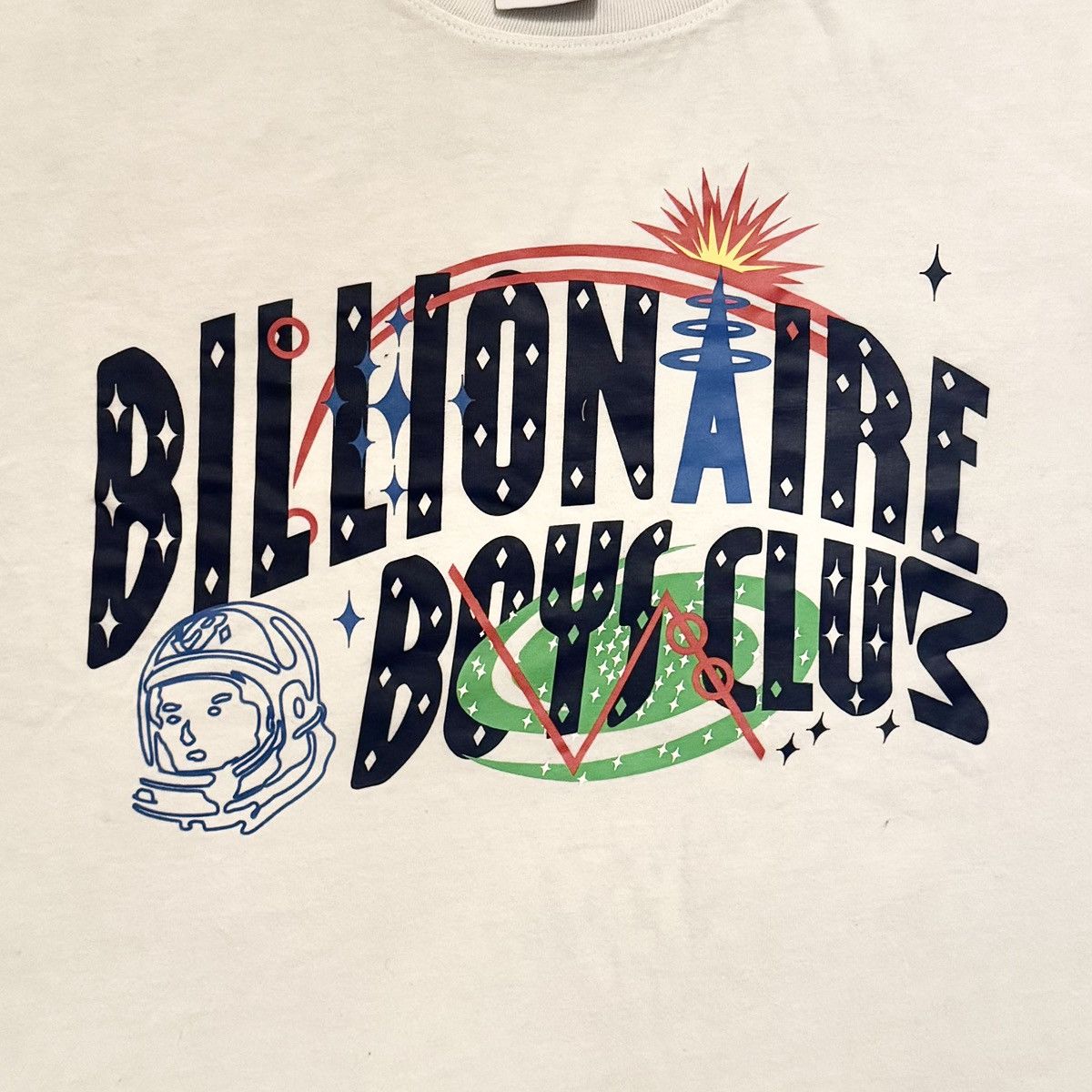 Billionaire Boys Club Billionaire Boys Club White Classic Logo Tee XL Size US XL / EU 56 / 4 - 1 Thumbnail