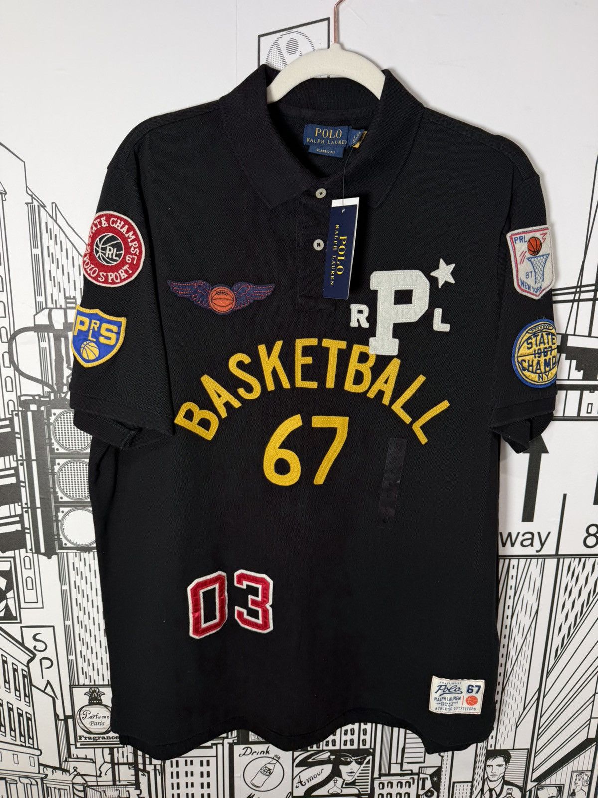Polo Ralph Lauren Polo Ralph Lauren Basketball 67 Polo Large Size US L / EU 52-54 / 3 - 1 Thumbnail