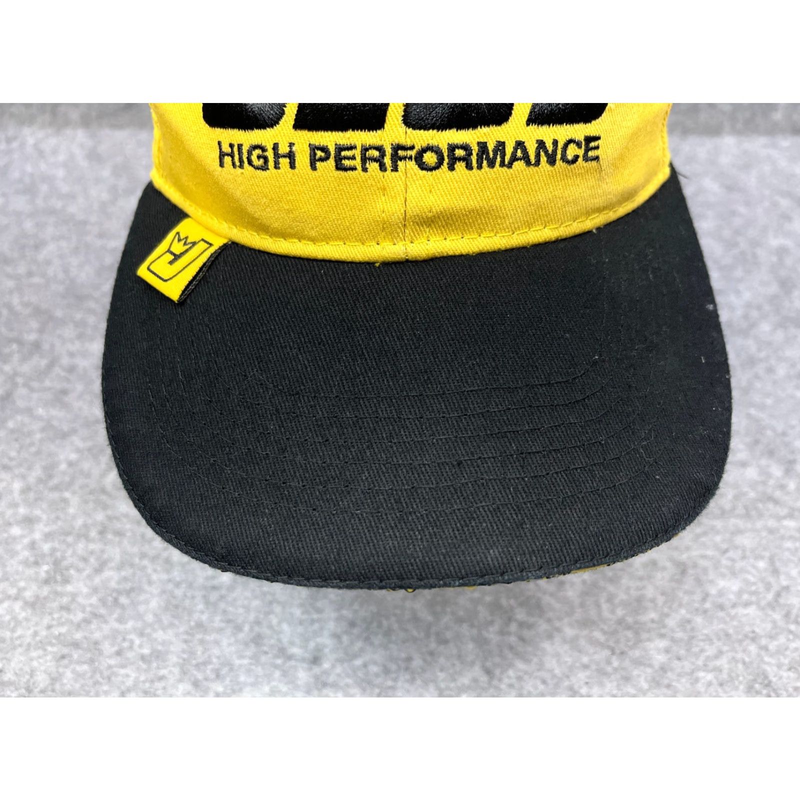 Vintage Jegs High Performance Hat Cap Strap Back Adult One Size Black Yellow Cotton Cap Mens Size ONE SIZE - 3 Thumbnail