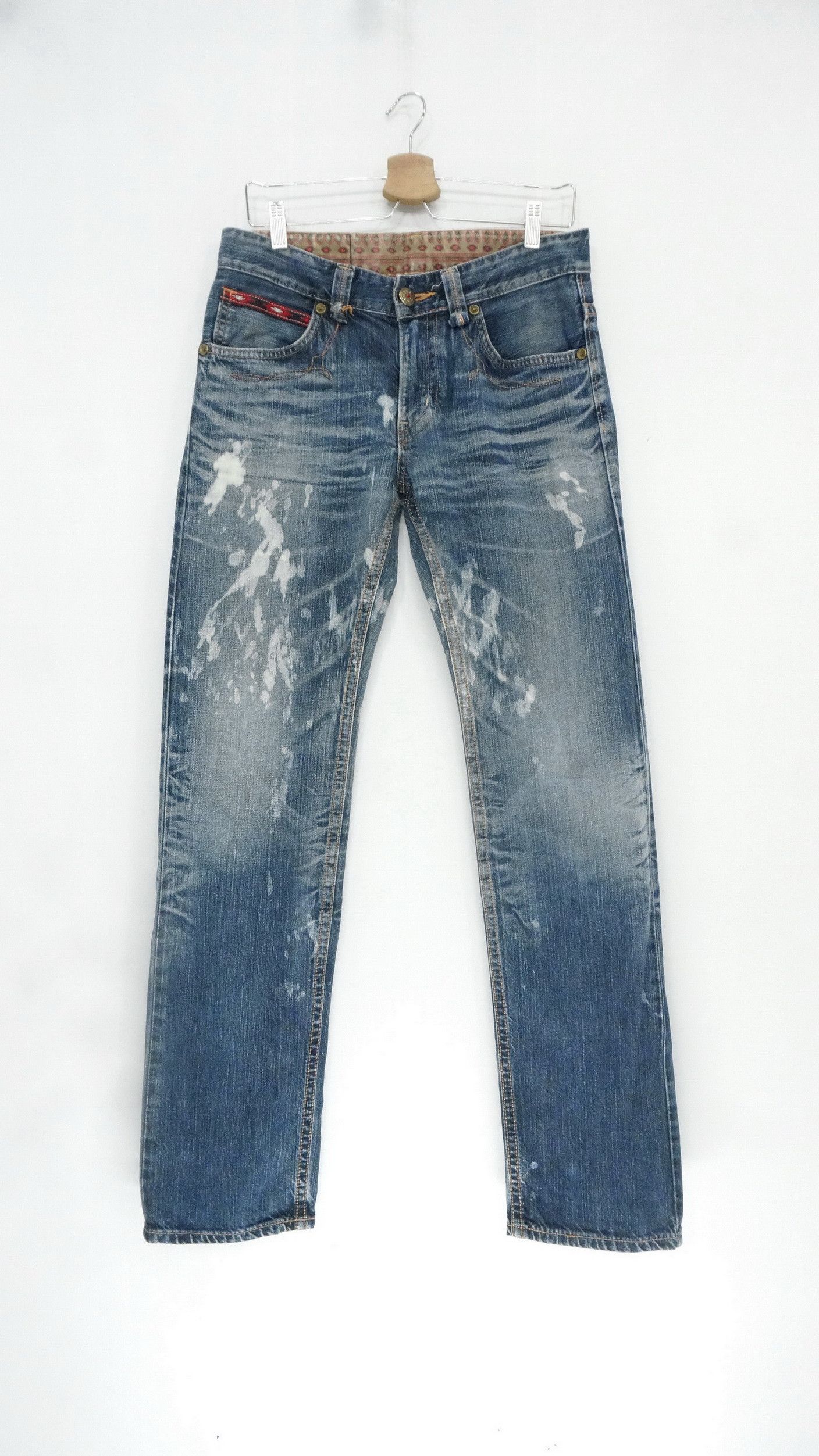 Edwin Rare 🔥 NAVAJO Design EDWIN Exclusive Vintage XV Jeans Size US 31 - 2 Thumbnail