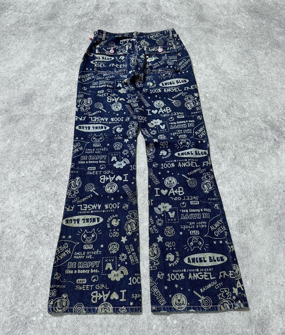 Angel Blue Y2K Japanes Angel Blue Flare Jeans Size 27" / US 4 / IT 40 - 2 Thumbnail