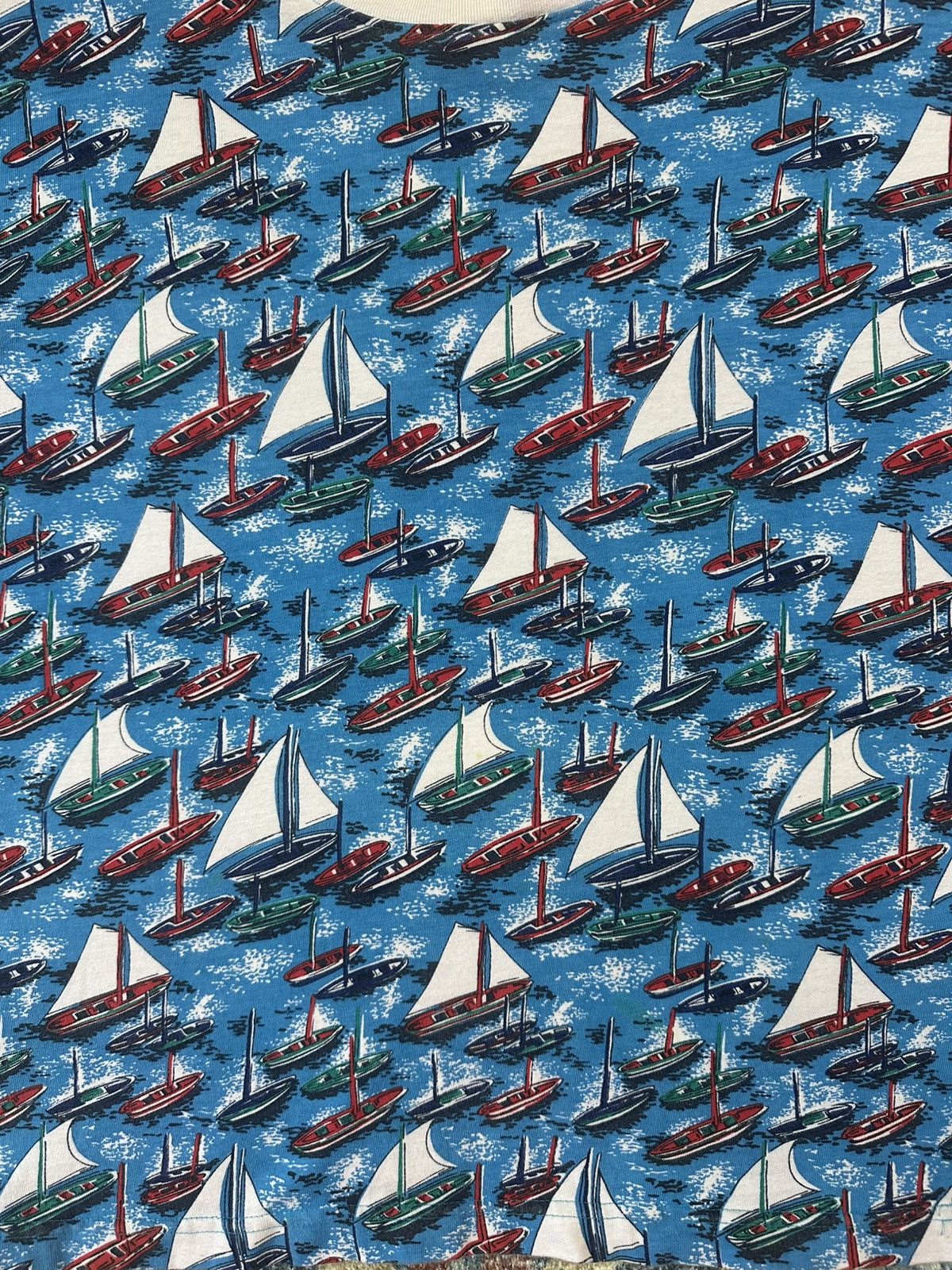 Vintage Vintage Sailboats All Over Print T-shirt Medium Size US M / EU 48-50 / 2 - 4 Thumbnail
