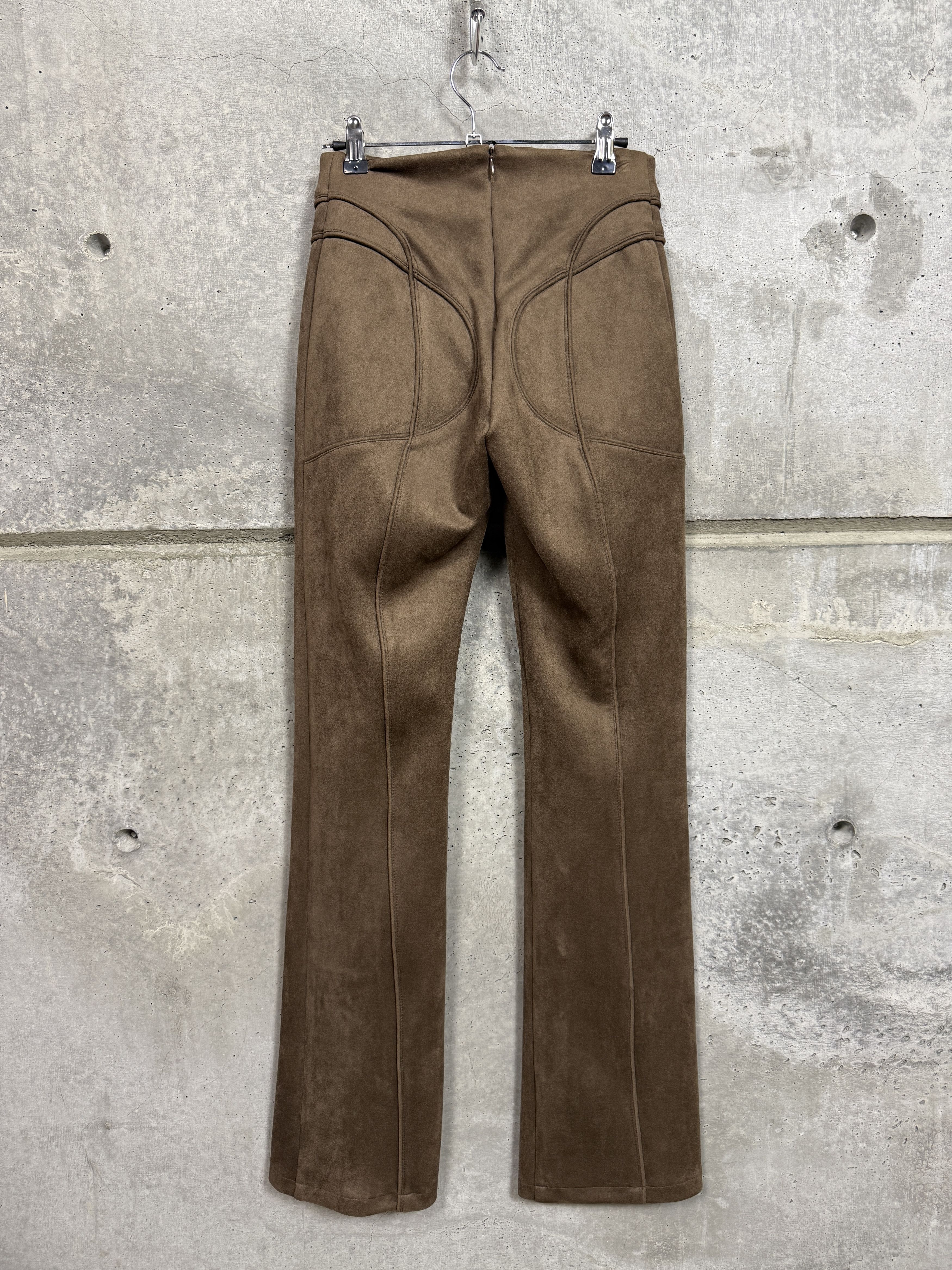 Misbhv $610 MISBHV Vegan Suede Lara Trousers Size 26" / US 2 / IT 38 - 6 Thumbnail