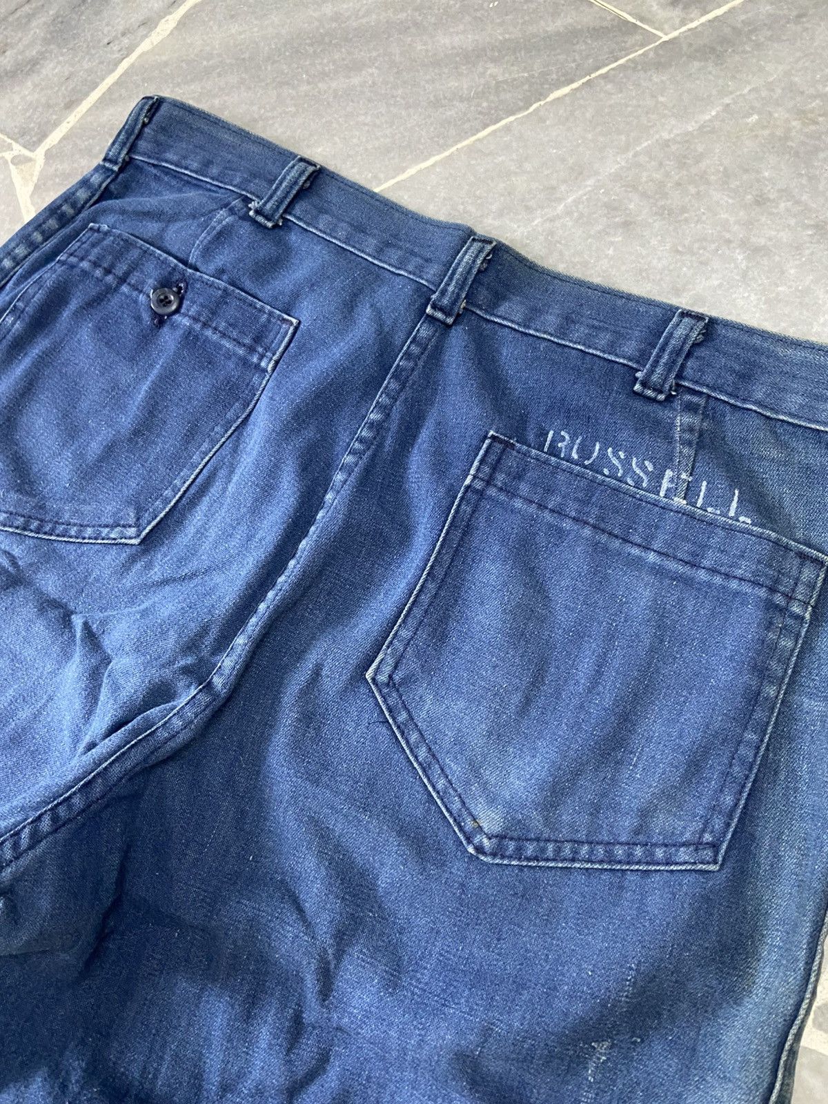 Naval Clothing Factory Vintage Navdungaree Navy Sailor Utility Pants Size US 33 - 6 Thumbnail