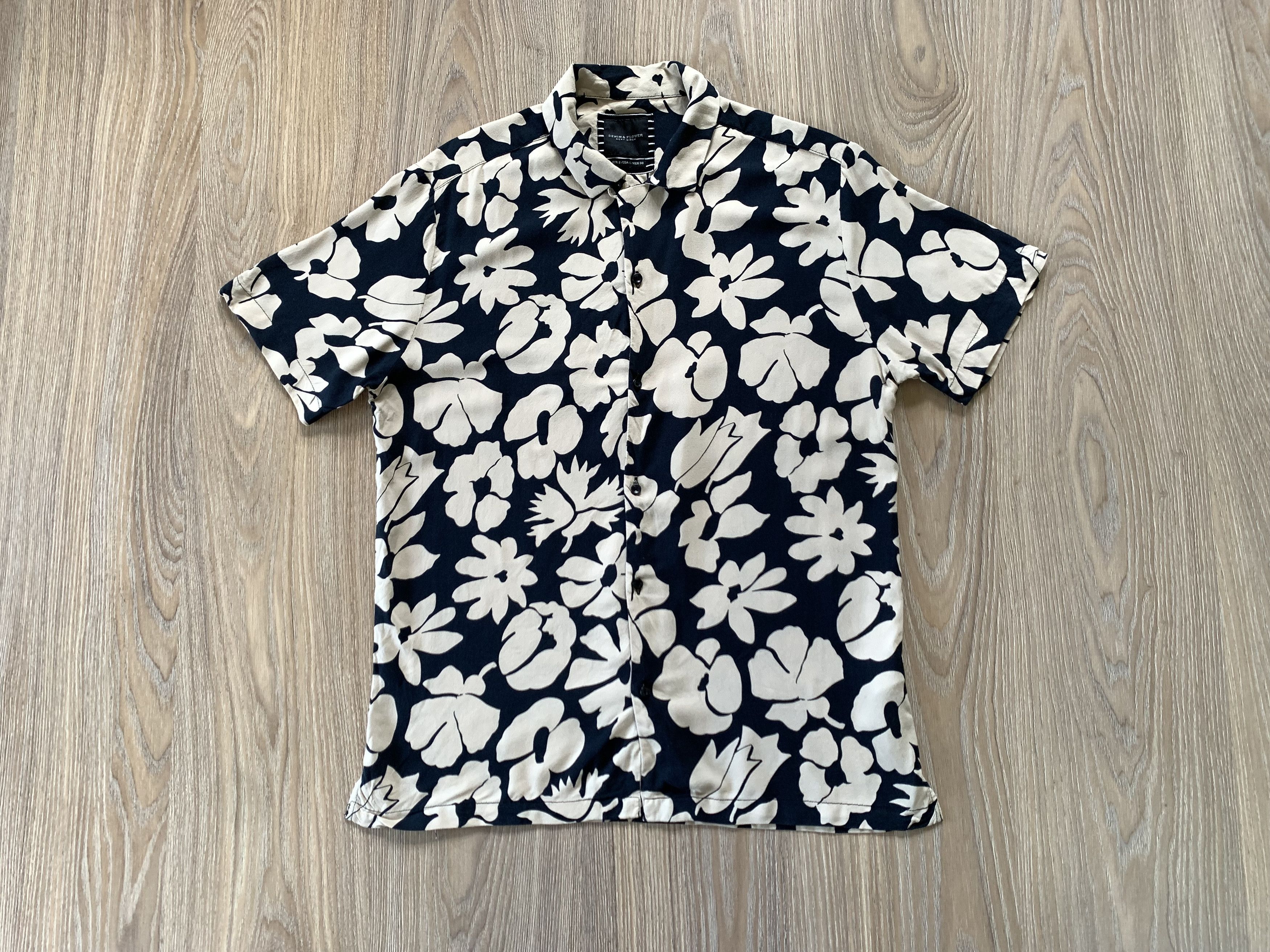 Other Denim & Flower Ricky Singh Hawaiian Overprint Shirt Size US S / EU 44-46 / 1 - 2 Thumbnail