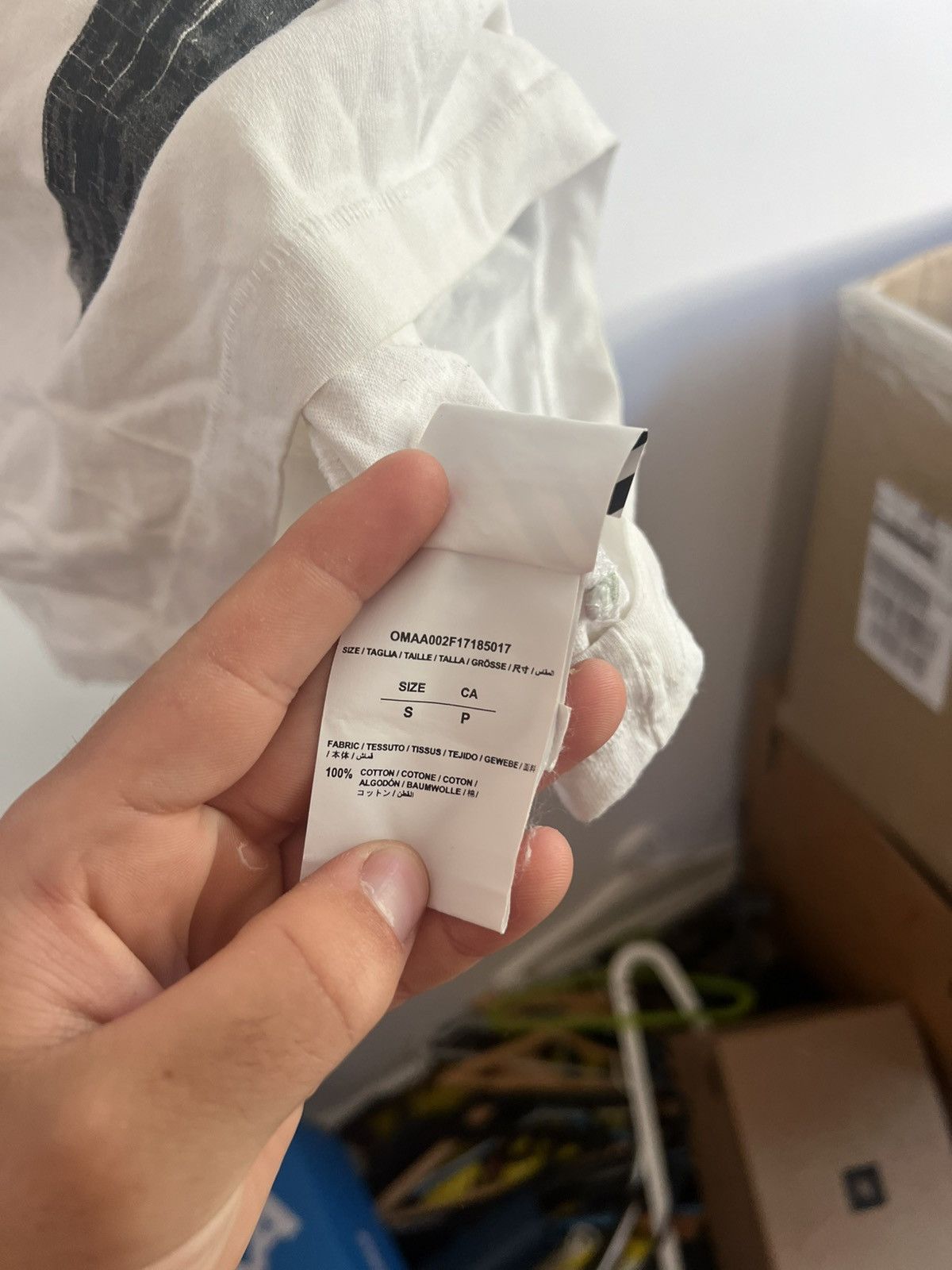 Off-White Off white Seeing Things Arrow Logo TEE Size US M / EU 48-50 / 2 - 9 Thumbnail