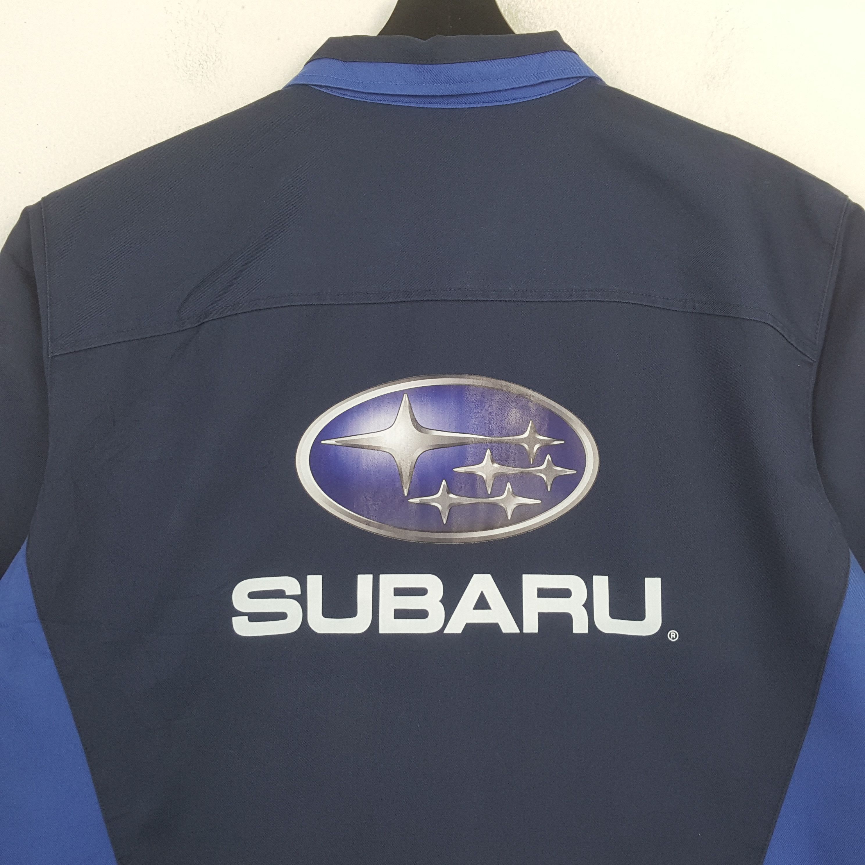 Vintage Subaru Japanese Motorsports Custom Art Jacket RR17 Size US M / EU 48-50 / 2 - 2 Thumbnail