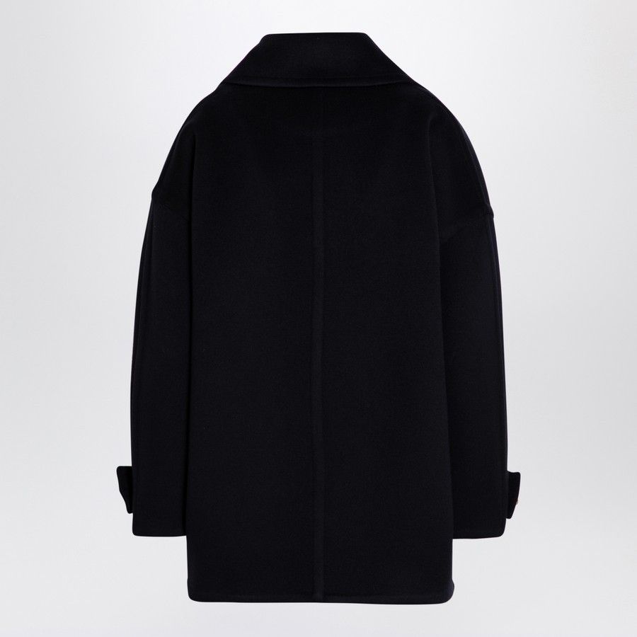 Loewe o1d2blof0824 Wool Double-Breasted Coat in Navy Blue Size XS / US 0-2 / IT 36-38 - 2 Thumbnail