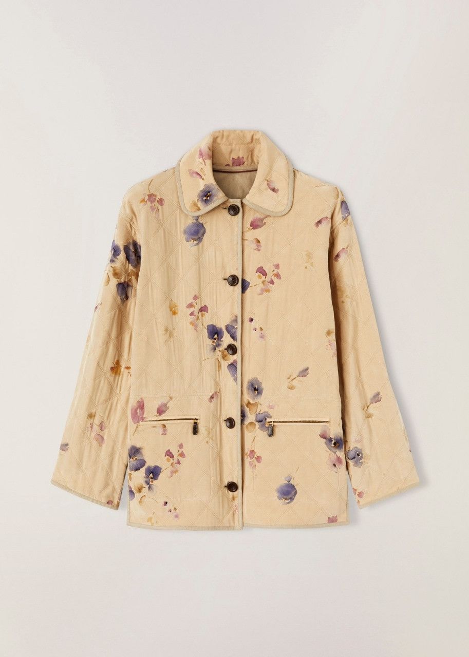 image of Loro Piana O1Srvl11E0424 Jacket In Brown, Women's (Size Medium)