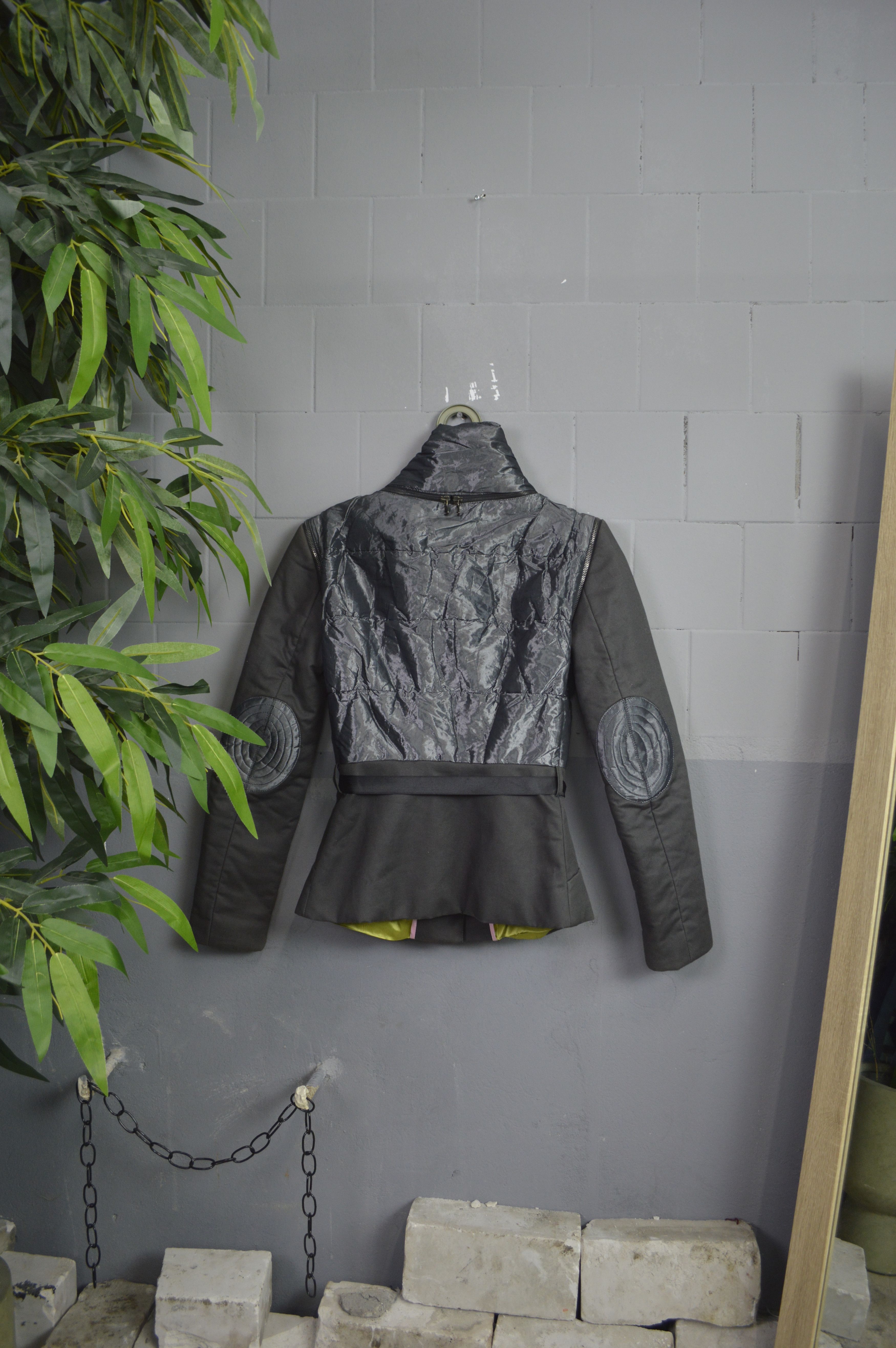 Designer RECONSTRUCTED AVANTGARDE BLAZER JACKET BY DESIGNER ANDRETAN Size XS / US 0-2 / IT 36-38 - 5 Thumbnail