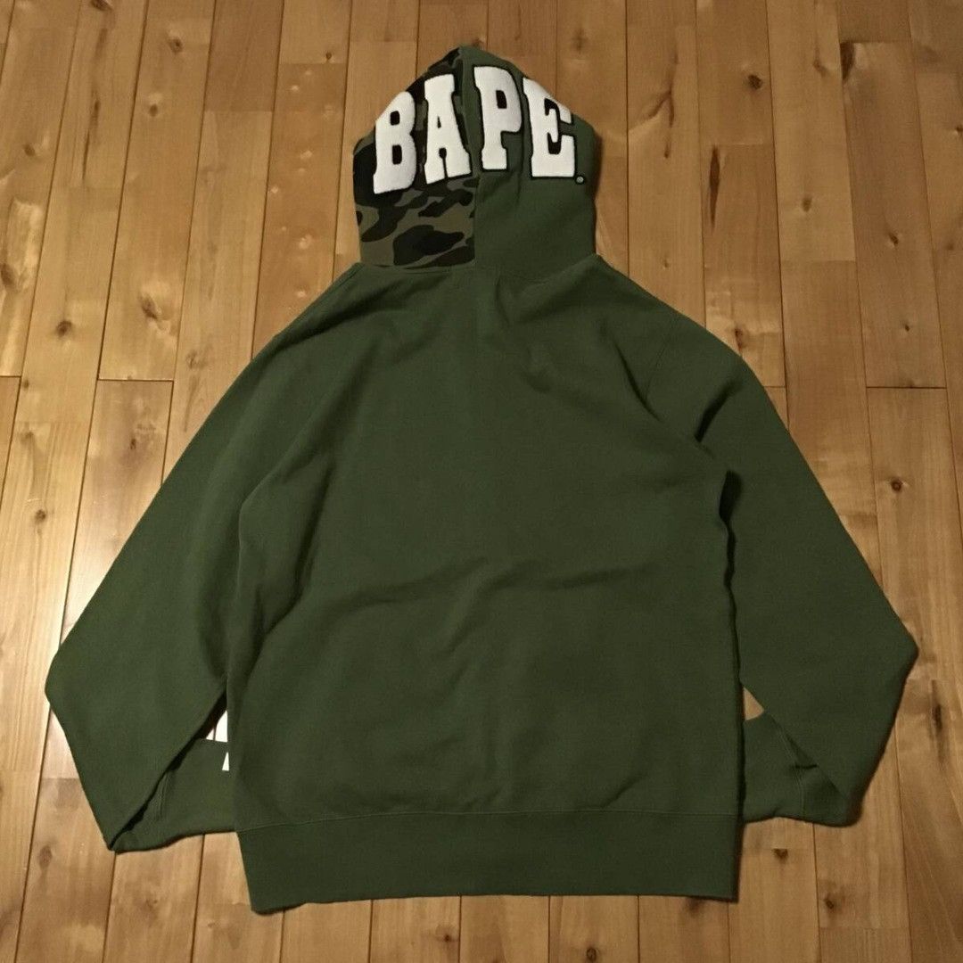 Bape BAPE Ape head full zip hoodie green x 1st camo a bathing ape Size US XL / EU 56 / 4 - 3 Thumbnail