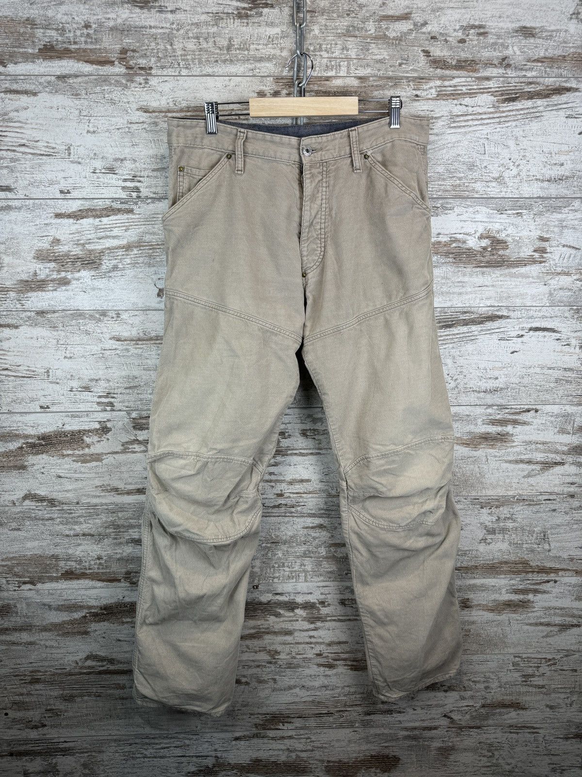 G-Star Mens Vintage G Star Raw corduroy pants velvet jeans denim Size US 34 / EU 50 - 2 Thumbnail