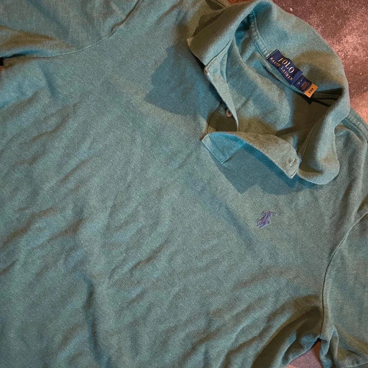 Polo Ralph Lauren Vintage Polo Ralph Lauren green polo shirt Size US L / EU 52-54 / 3 - 1 Thumbnail