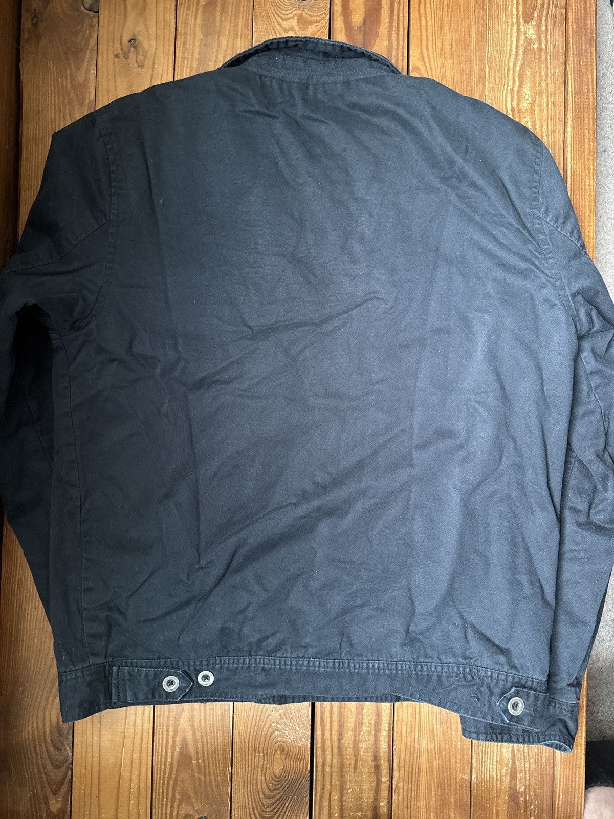Quiksilver Vintage Y2K Quicksilver Quilted Navy Blue Jacket Size US L / EU 52-54 / 3 - 3 Thumbnail
