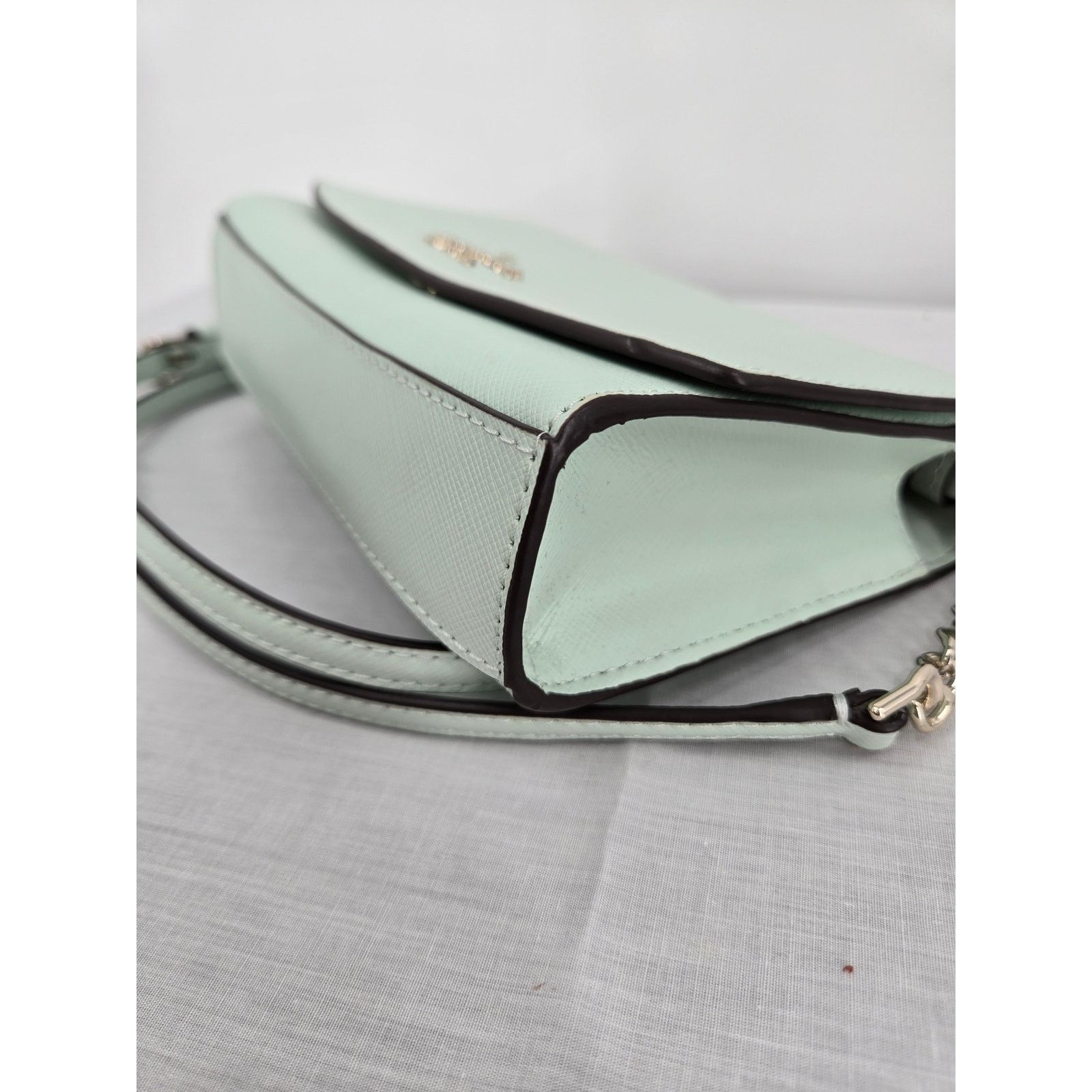 Kate Spade Kate Spade Carson Saffiano Leather Crossbody in Mint Size ONE SIZE - 13 Thumbnail